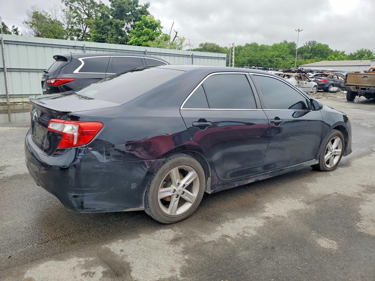 2012 Toyota Camry Se Black vin: 4T1BF1FK8CU122006