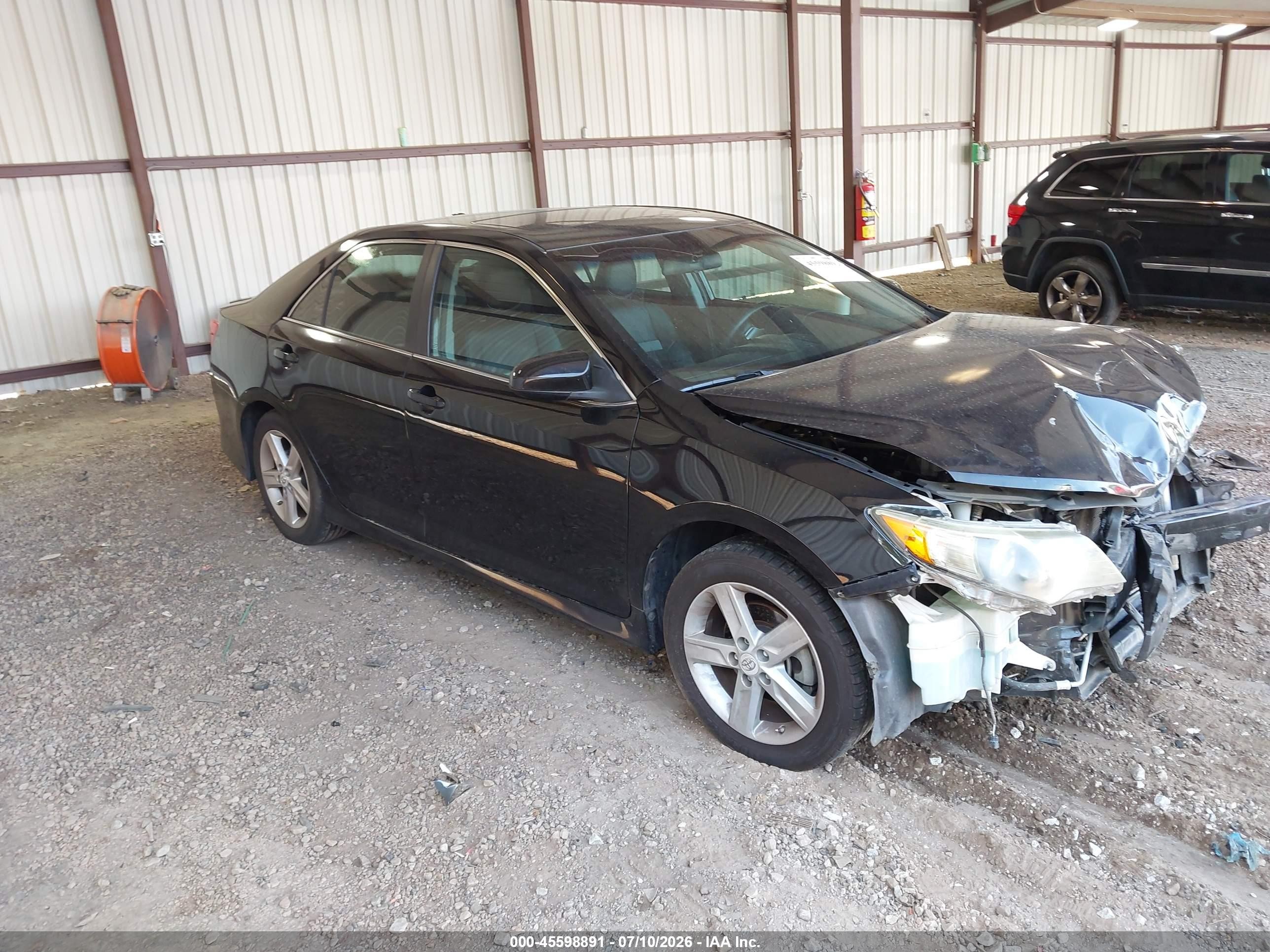 2012 Toyota Camry Se Black vin: 4T1BF1FK8CU131580