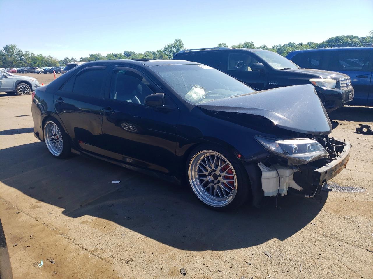 2012 Toyota Camry Se Черный vin: 4T1BF1FK8CU133510