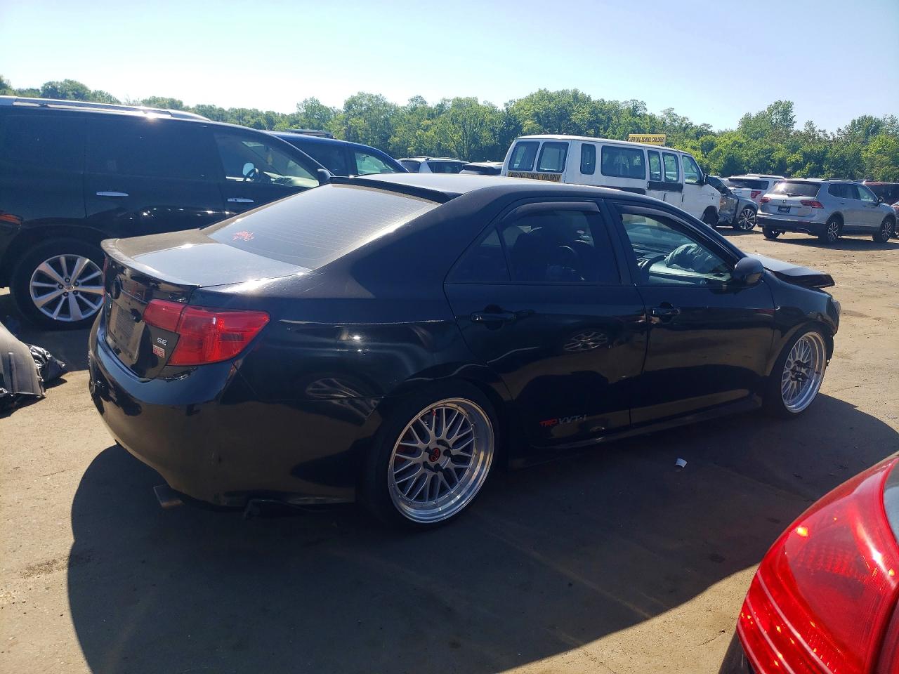 2012 Toyota Camry Se Черный vin: 4T1BF1FK8CU133510