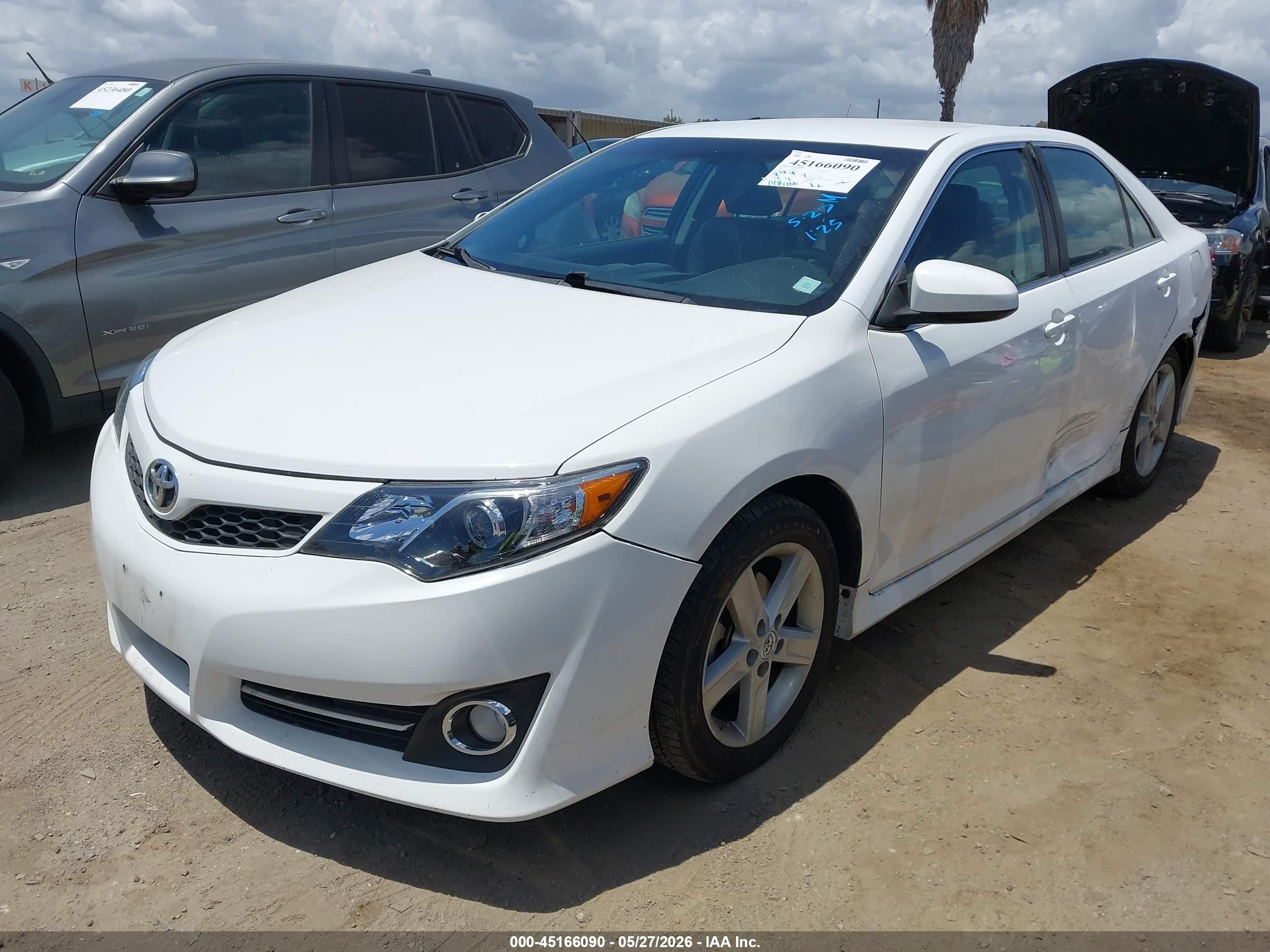 2012 Toyota Camry Se White vin: 4T1BF1FK8CU145317
