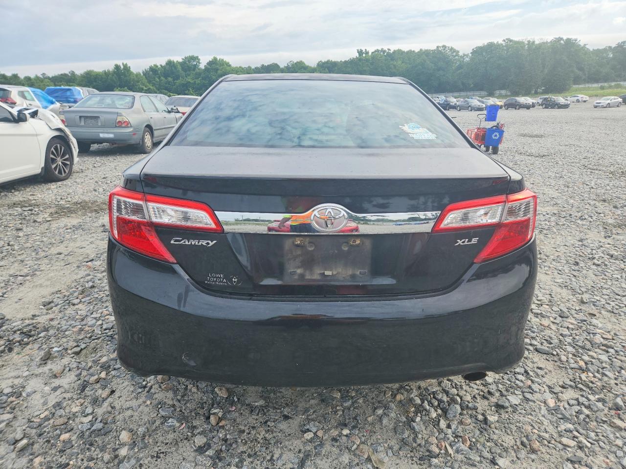2012 Toyota Camry Xle Черный vin: 4T1BF1FK8CU146290