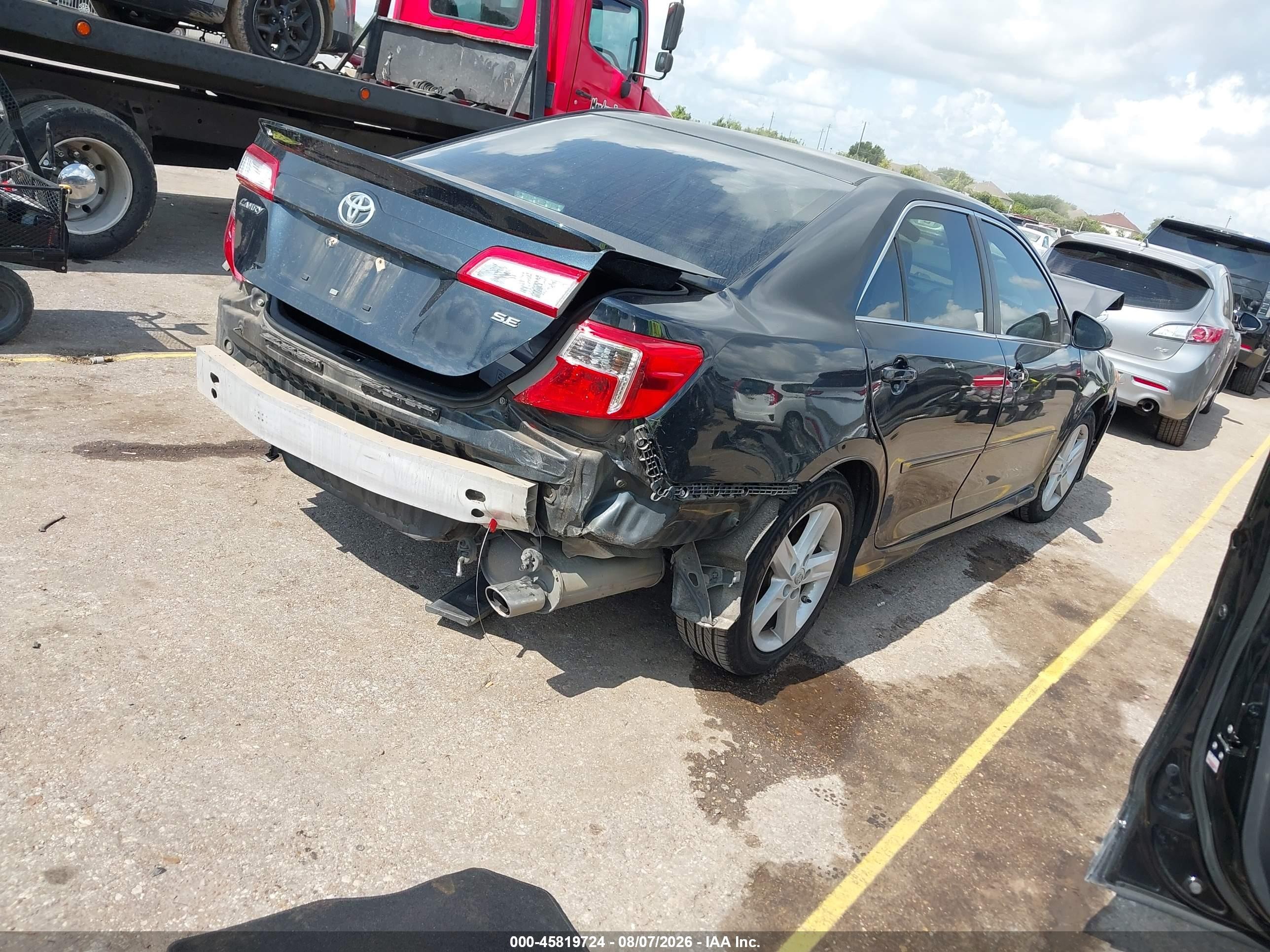 2012 Toyota Camry Se Gray vin: 4T1BF1FK8CU159718