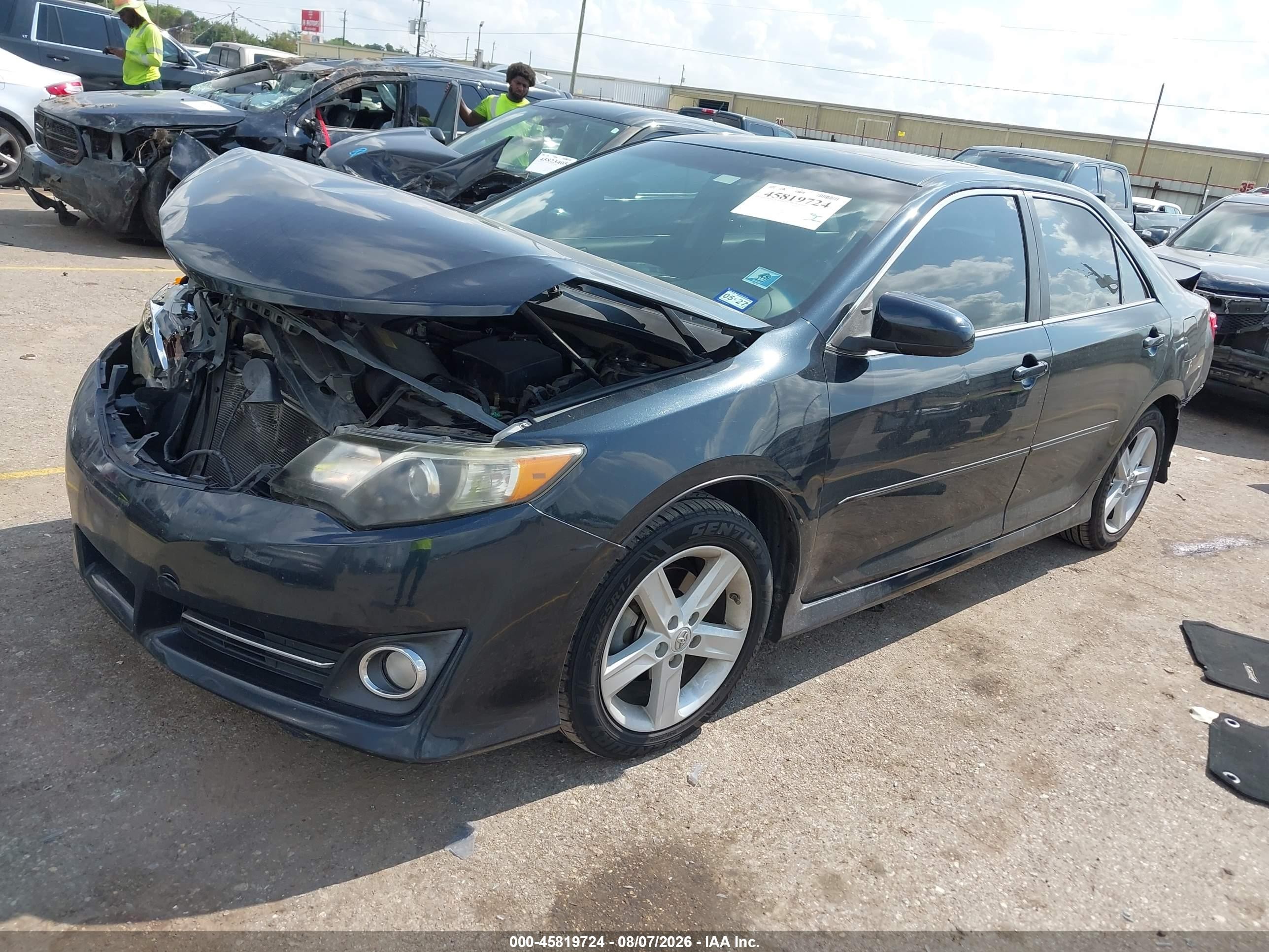 2012 Toyota Camry Se Gray vin: 4T1BF1FK8CU159718