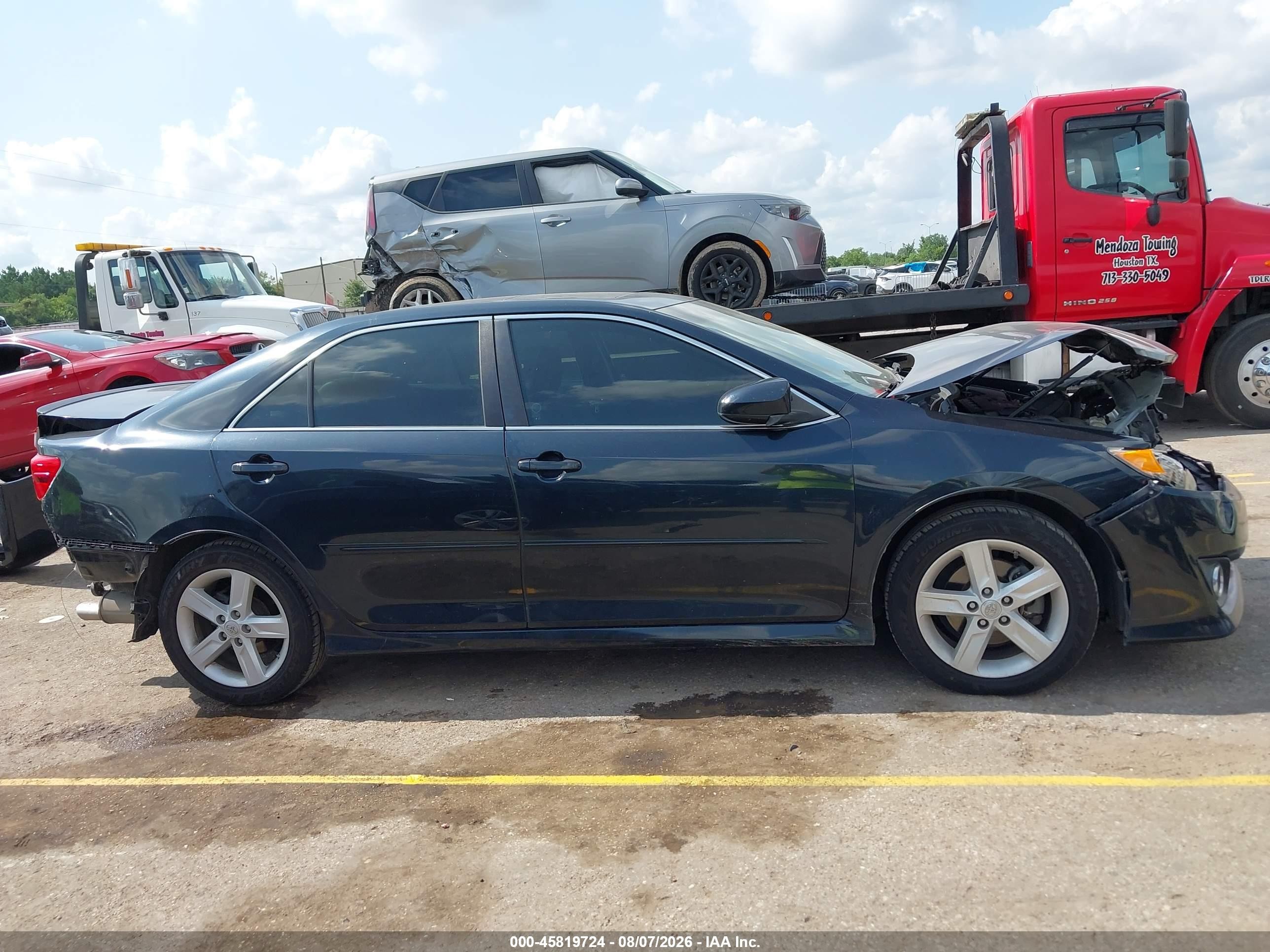 2012 Toyota Camry Se Gray vin: 4T1BF1FK8CU159718