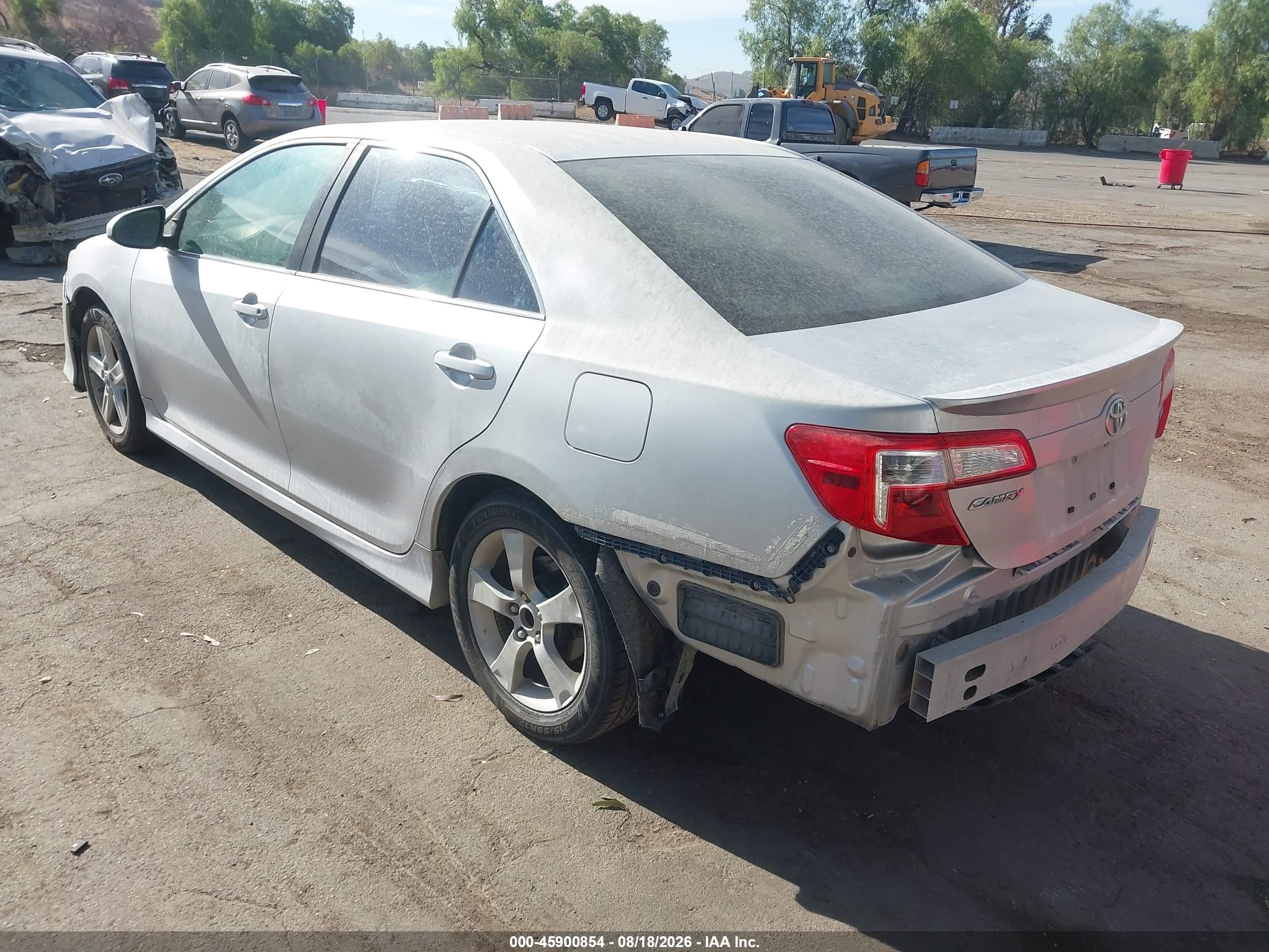 2012 Toyota Camry Se Silver vin: 4T1BF1FK8CU163171