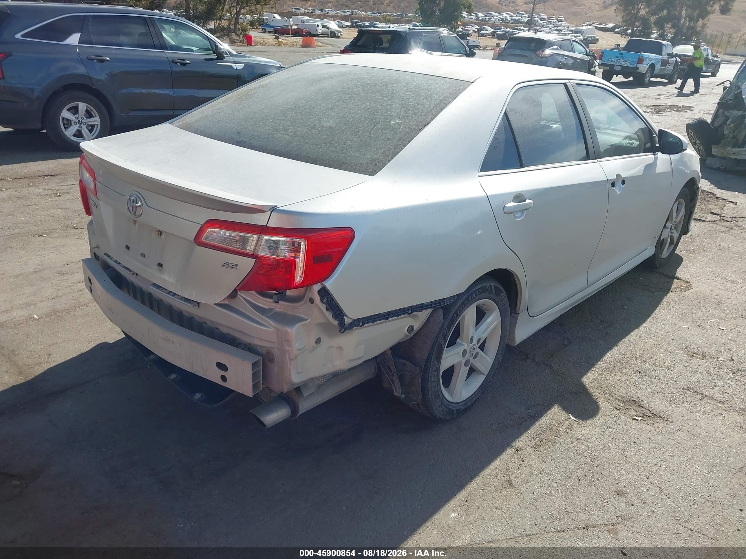 2012 Toyota Camry Se Silver vin: 4T1BF1FK8CU163171