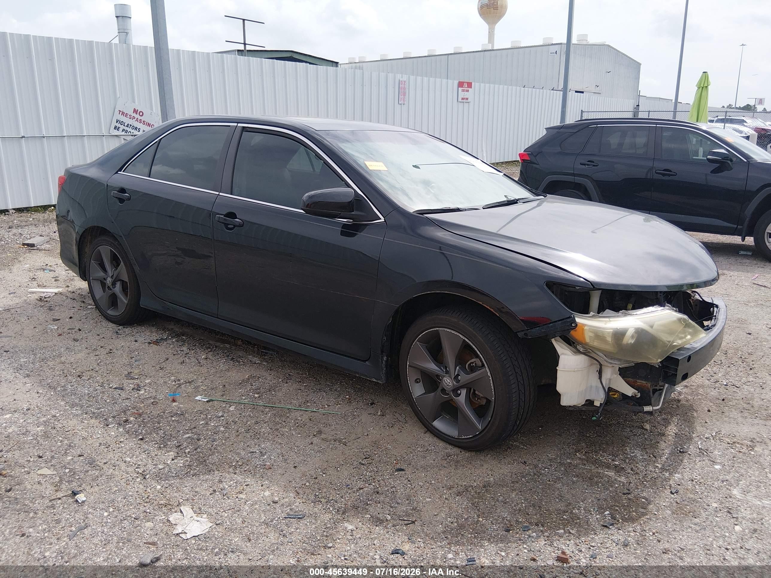 2012 Toyota Camry Se Limited Edition Black vin: 4T1BF1FK8CU169651