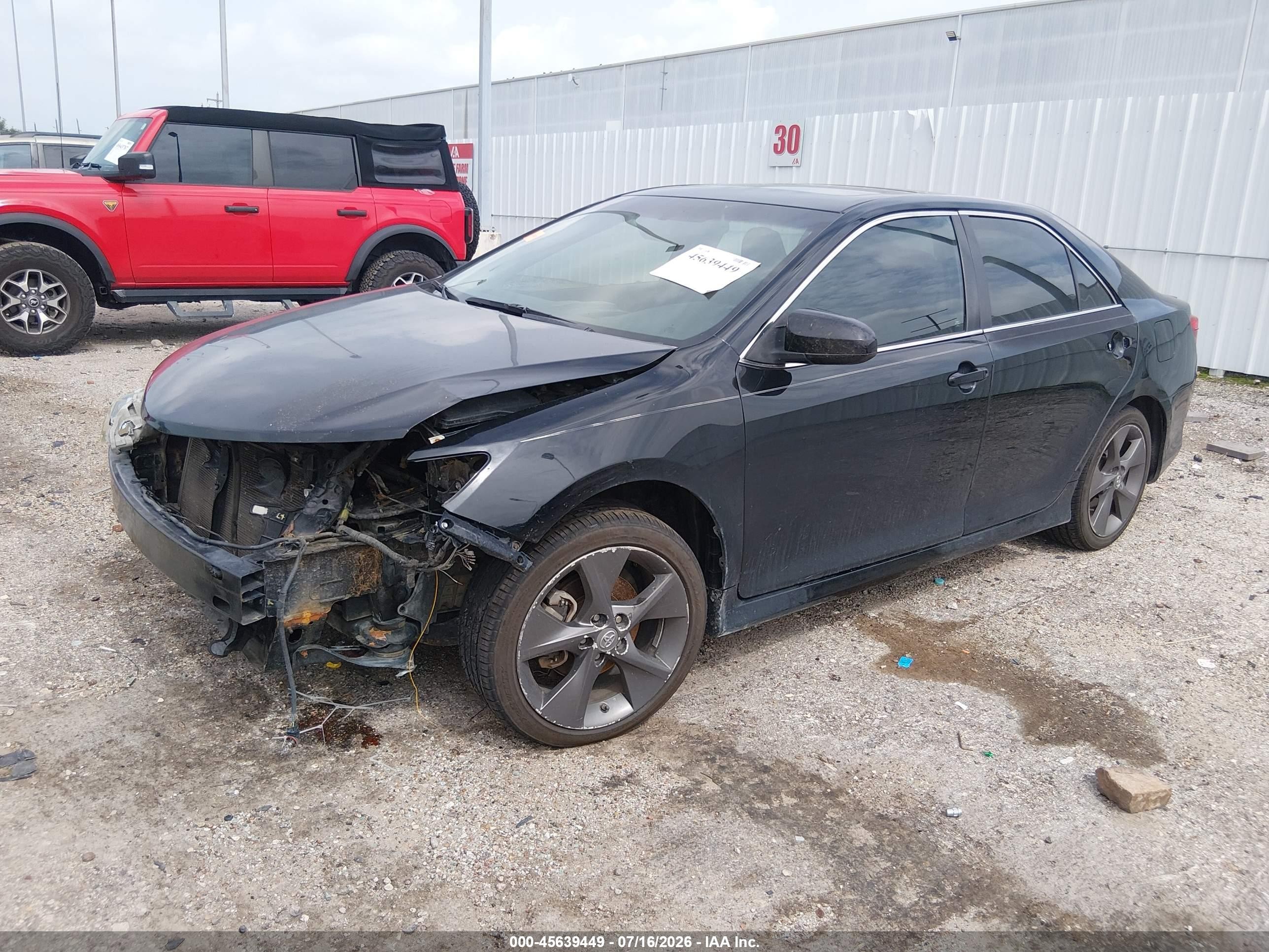 2012 Toyota Camry Se Limited Edition Black vin: 4T1BF1FK8CU169651