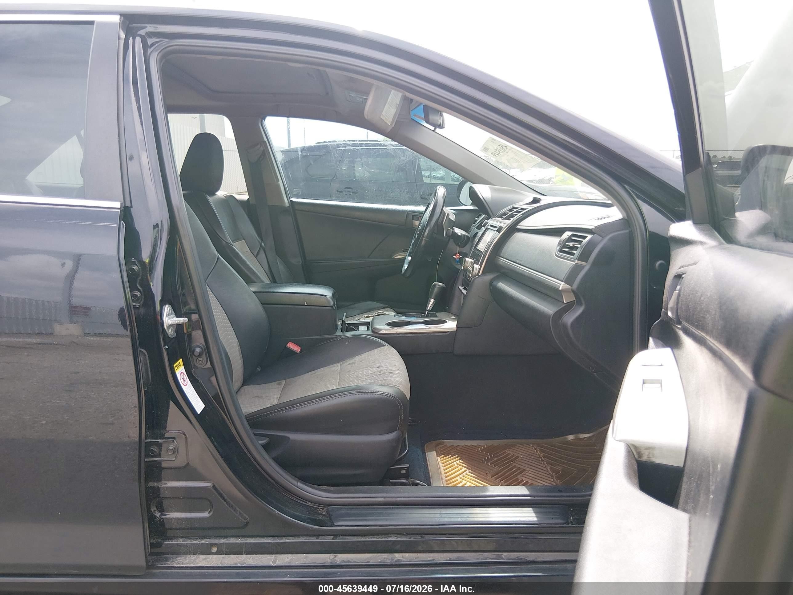 2012 Toyota Camry Se Limited Edition Black vin: 4T1BF1FK8CU169651