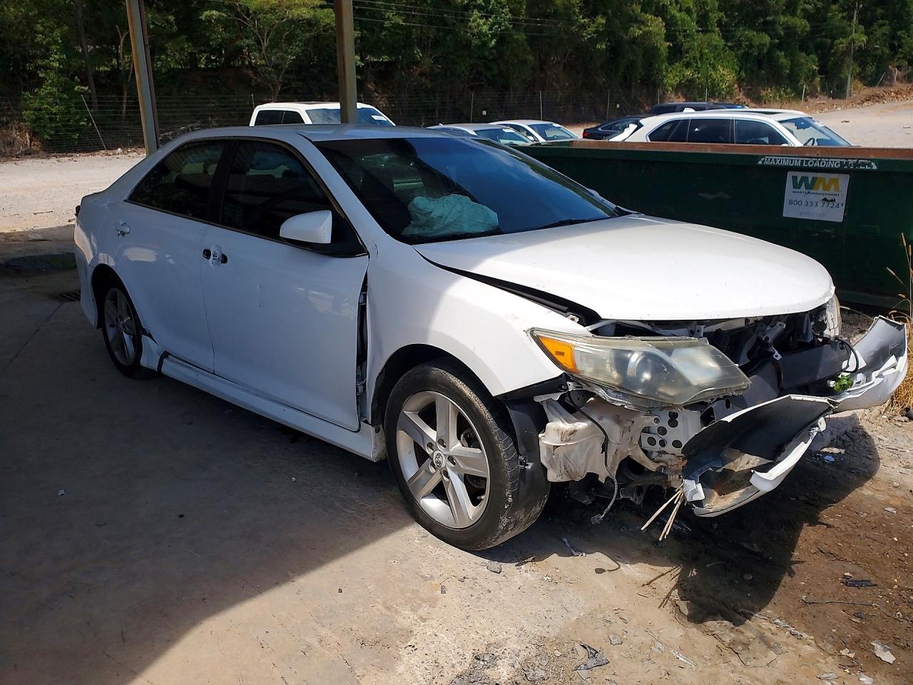 2012 Toyota Camry Se White vin: 4T1BF1FK8CU170234