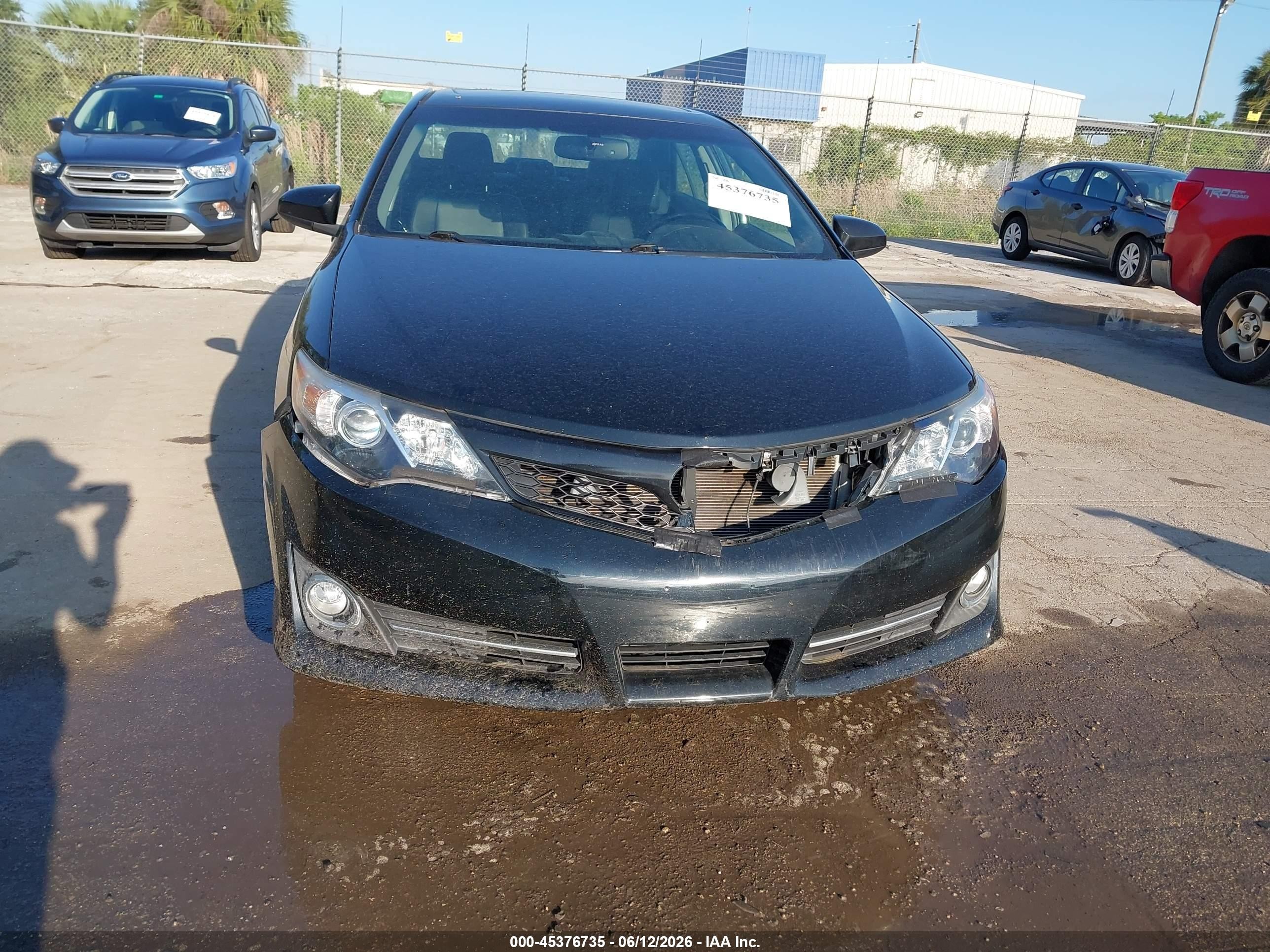 2012 Toyota Camry Se Limited Edition Black vin: 4T1BF1FK8CU172906
