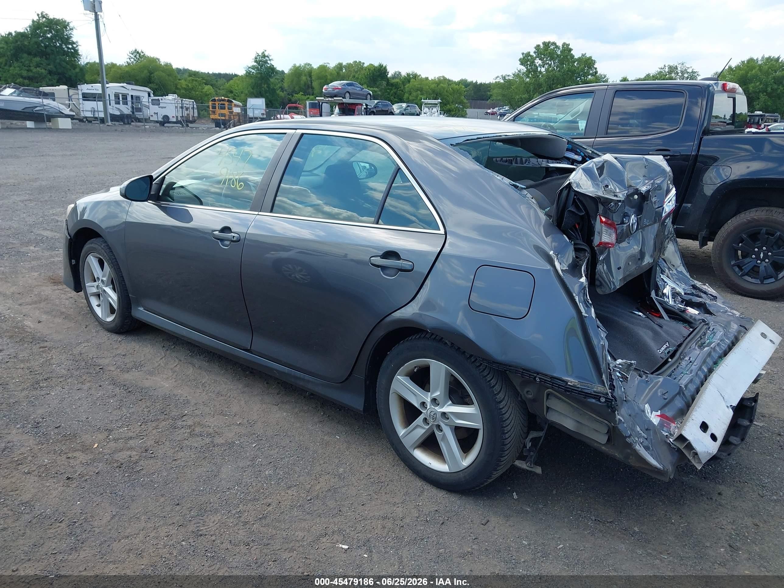 2012 Toyota Camry Se Gray vin: 4T1BF1FK8CU173358