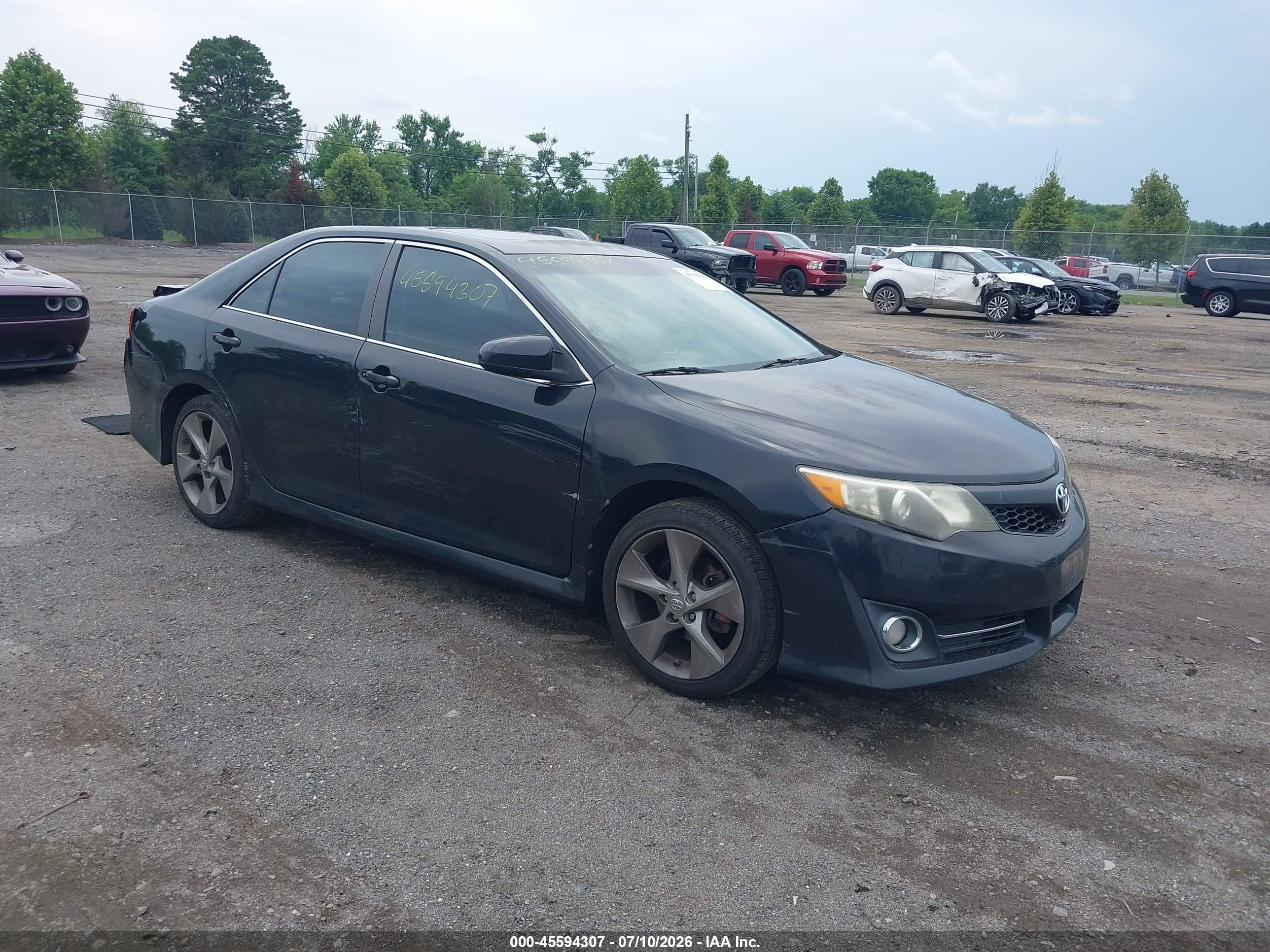 2012 Toyota Camry Se Limited Edition Black vin: 4T1BF1FK8CU175269