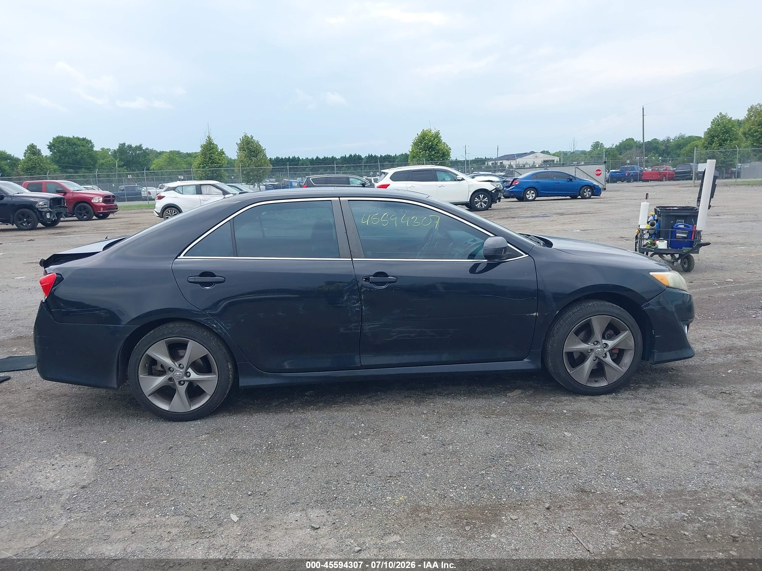 2012 Toyota Camry Se Limited Edition Black vin: 4T1BF1FK8CU175269