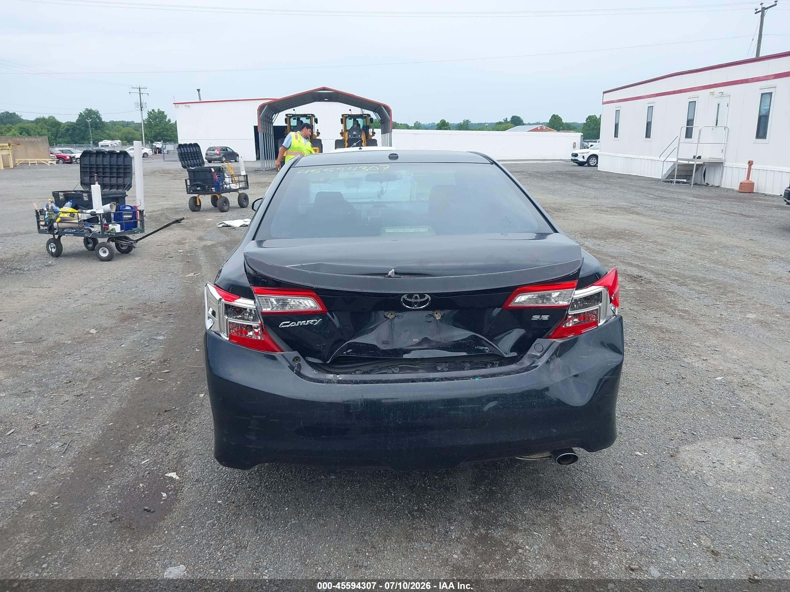 2012 Toyota Camry Se Limited Edition Black vin: 4T1BF1FK8CU175269