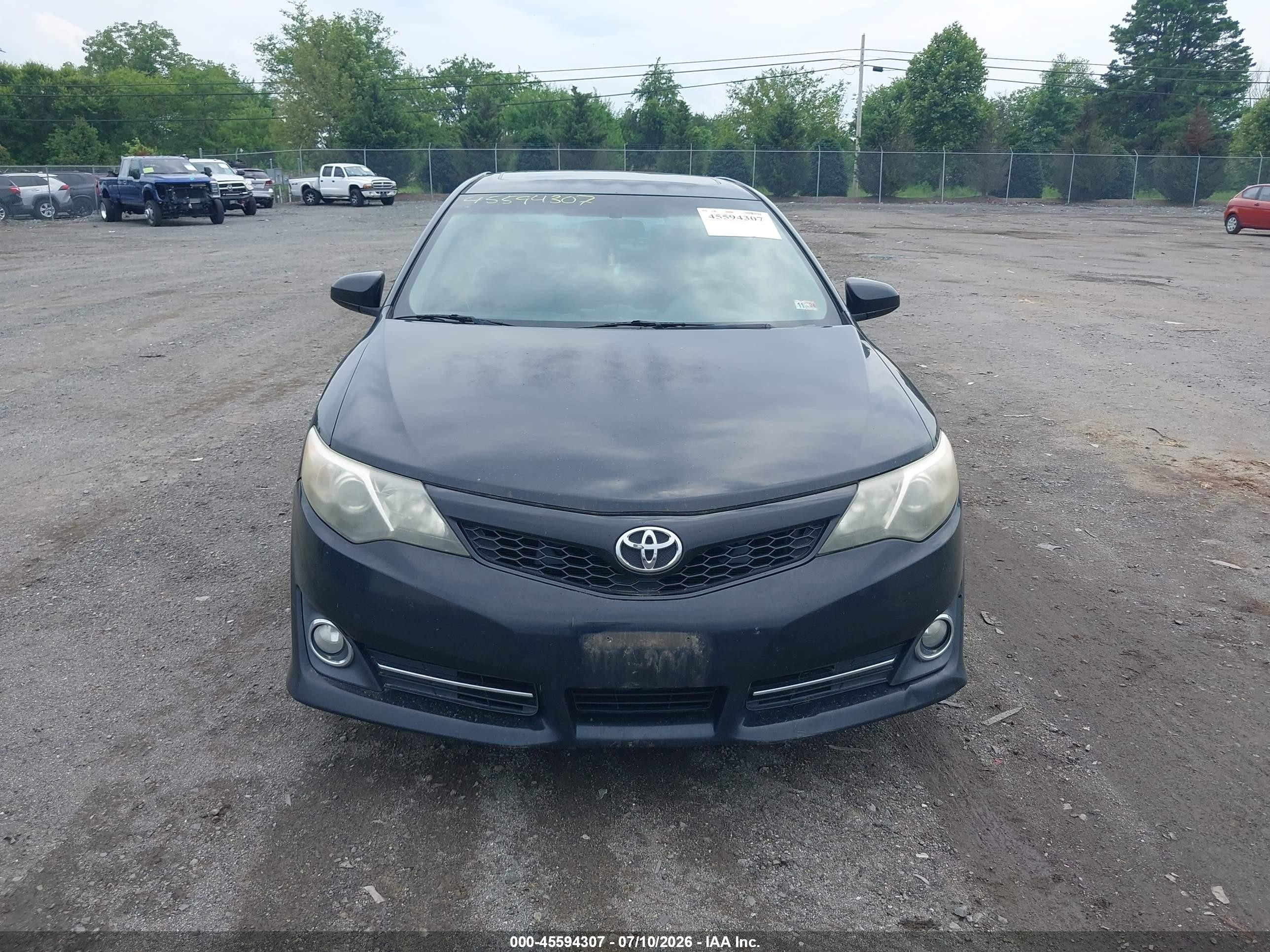 2012 Toyota Camry Se Limited Edition Black vin: 4T1BF1FK8CU175269