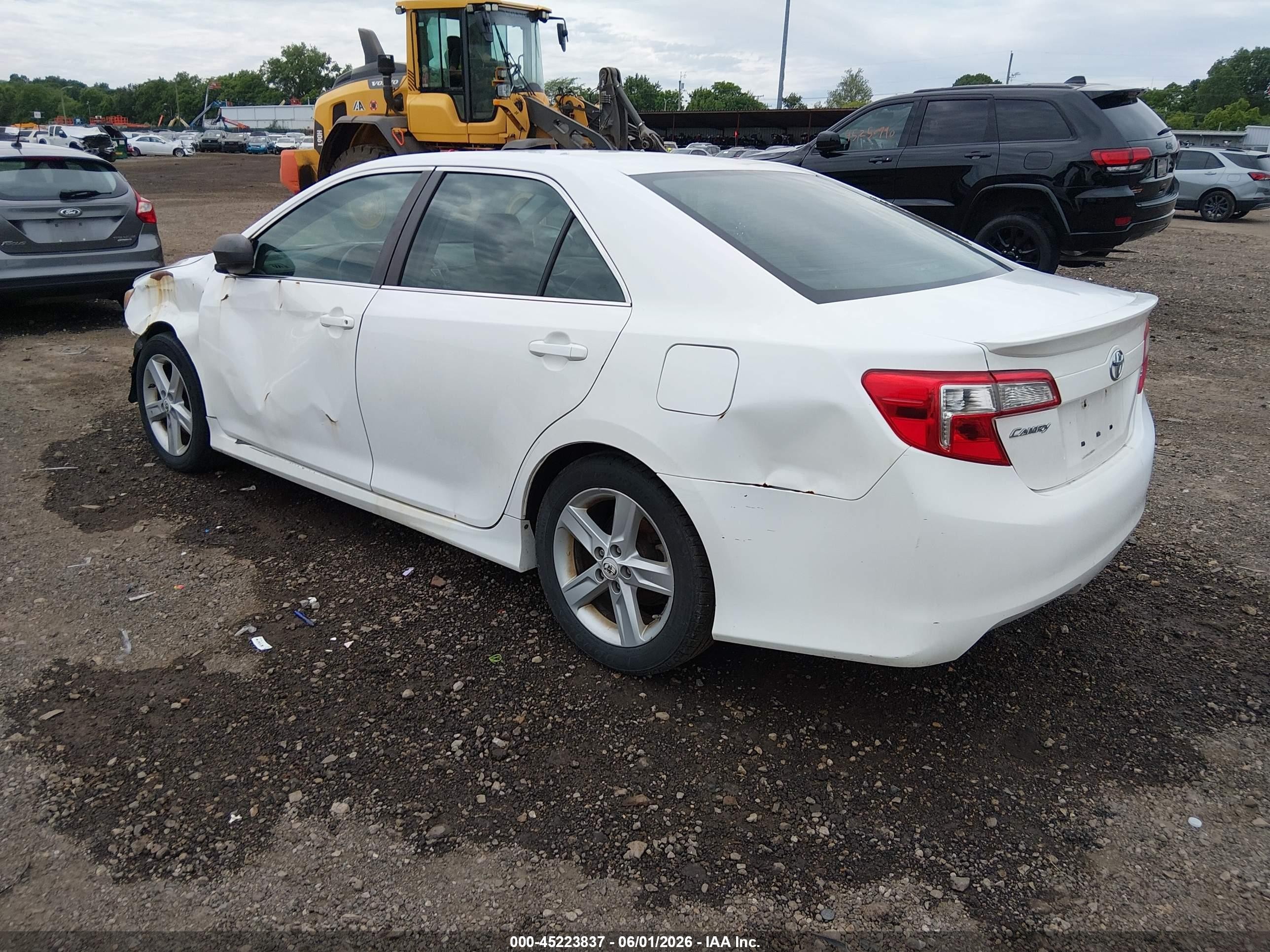 2012 Toyota Camry Se Белый vin: 4T1BF1FK8CU177409