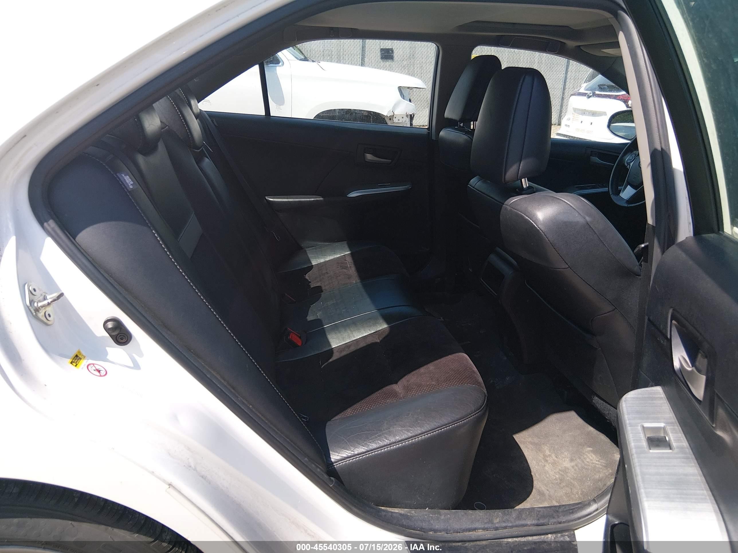 2012 Toyota Camry Se White vin: 4T1BF1FK8CU177829