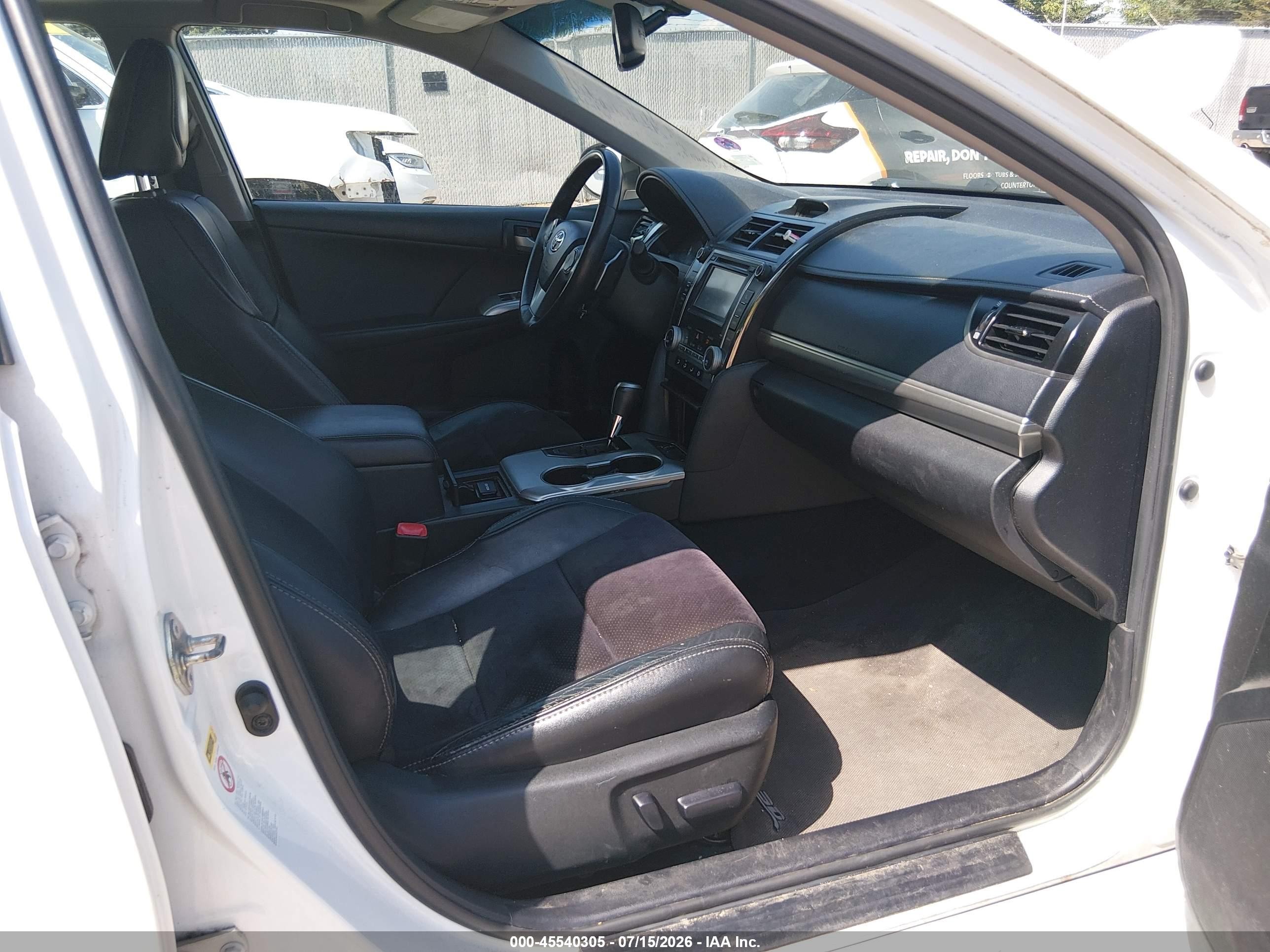 2012 Toyota Camry Se White vin: 4T1BF1FK8CU177829