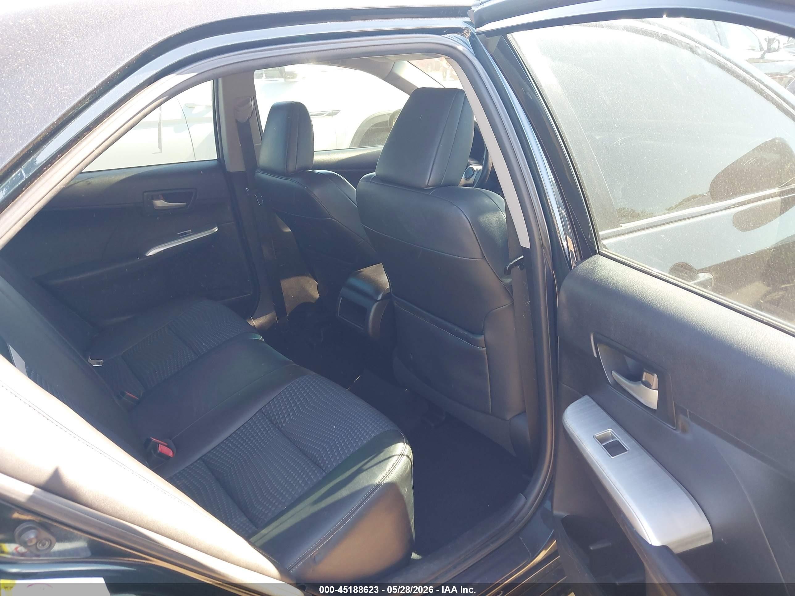 2012 Toyota Camry Se Black vin: 4T1BF1FK8CU178138