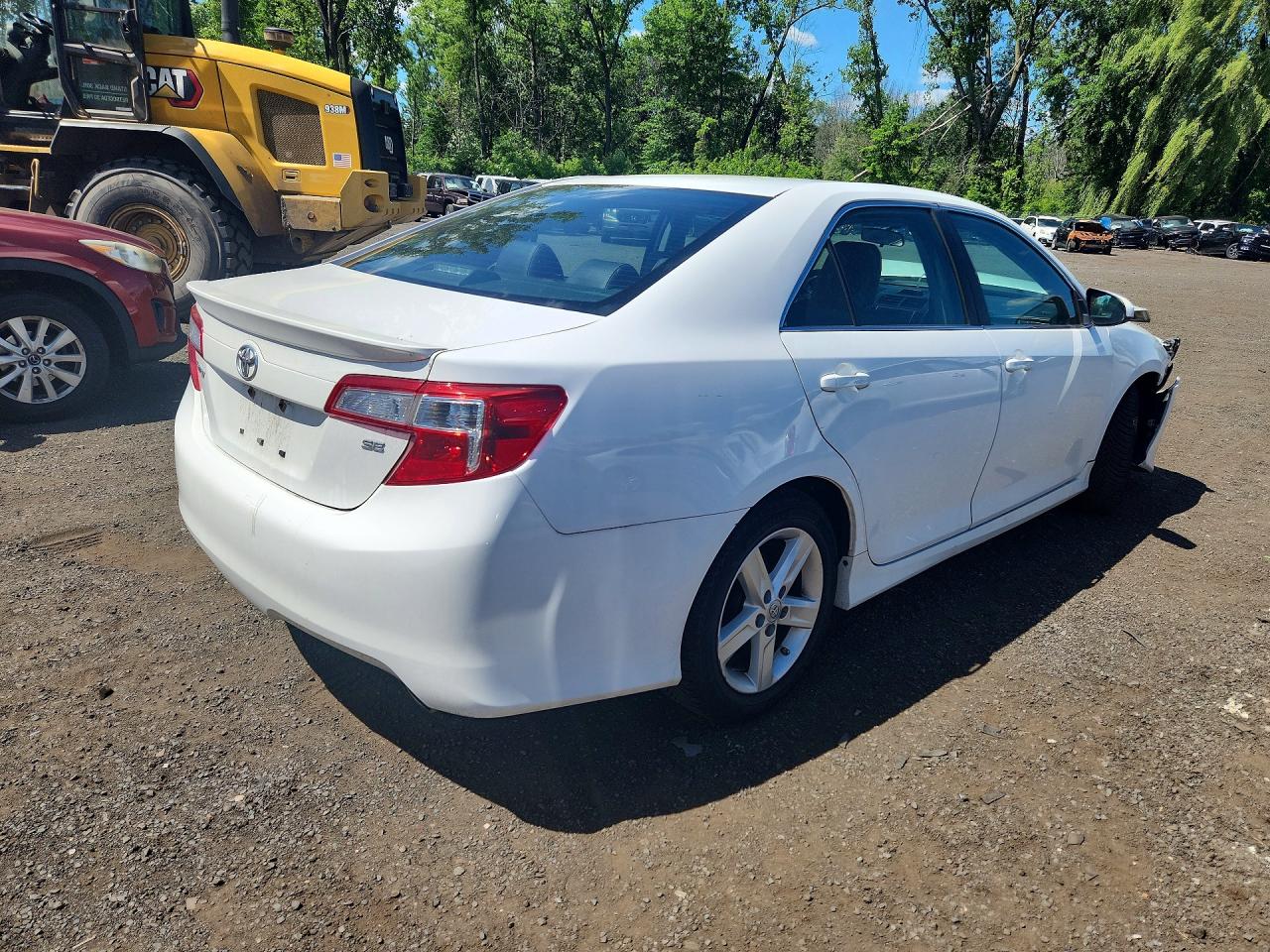 2012 Toyota Camry Se White vin: 4T1BF1FK8CU192282