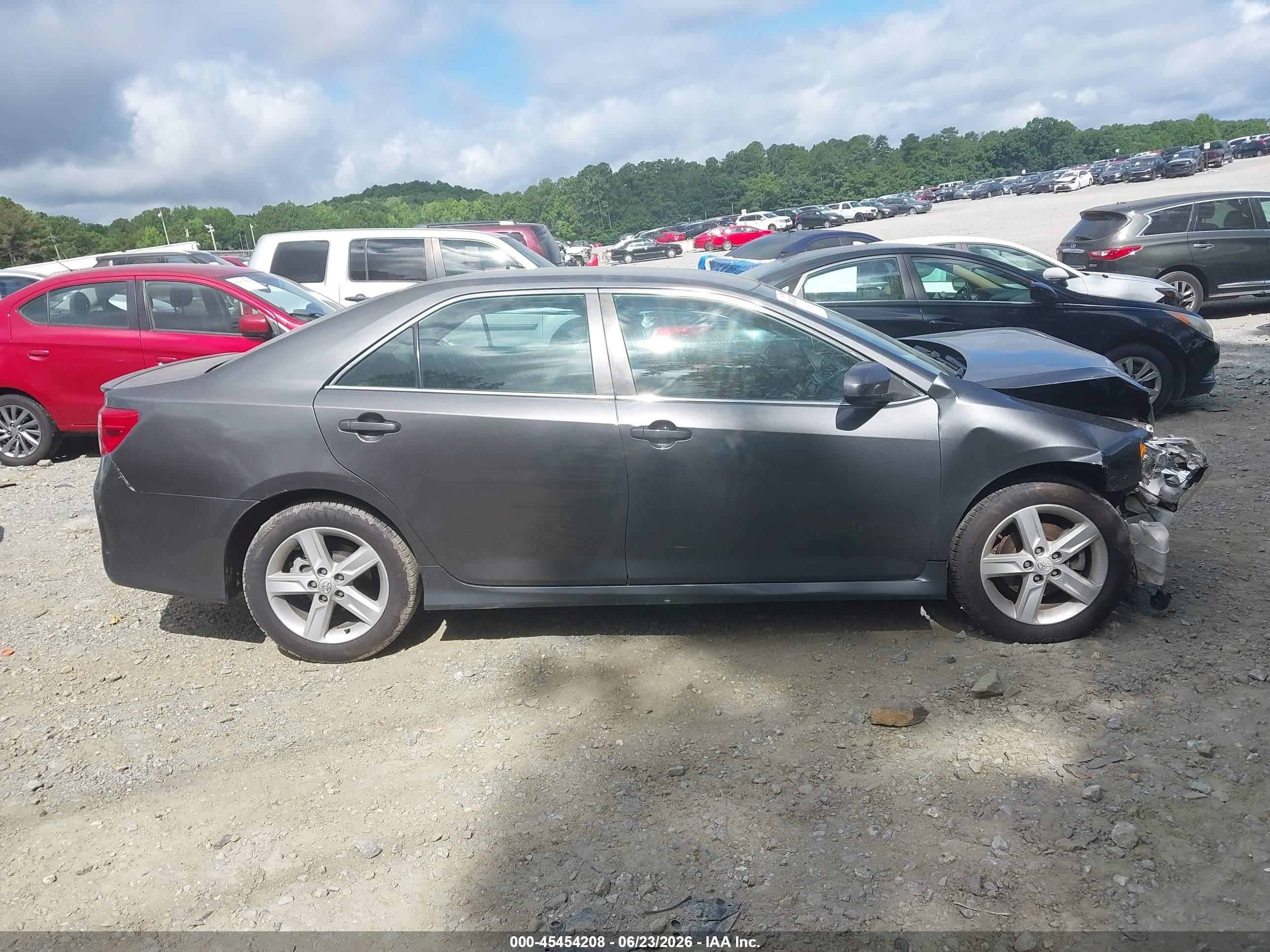 2012 Toyota Camry Se Gray vin: 4T1BF1FK8CU194873