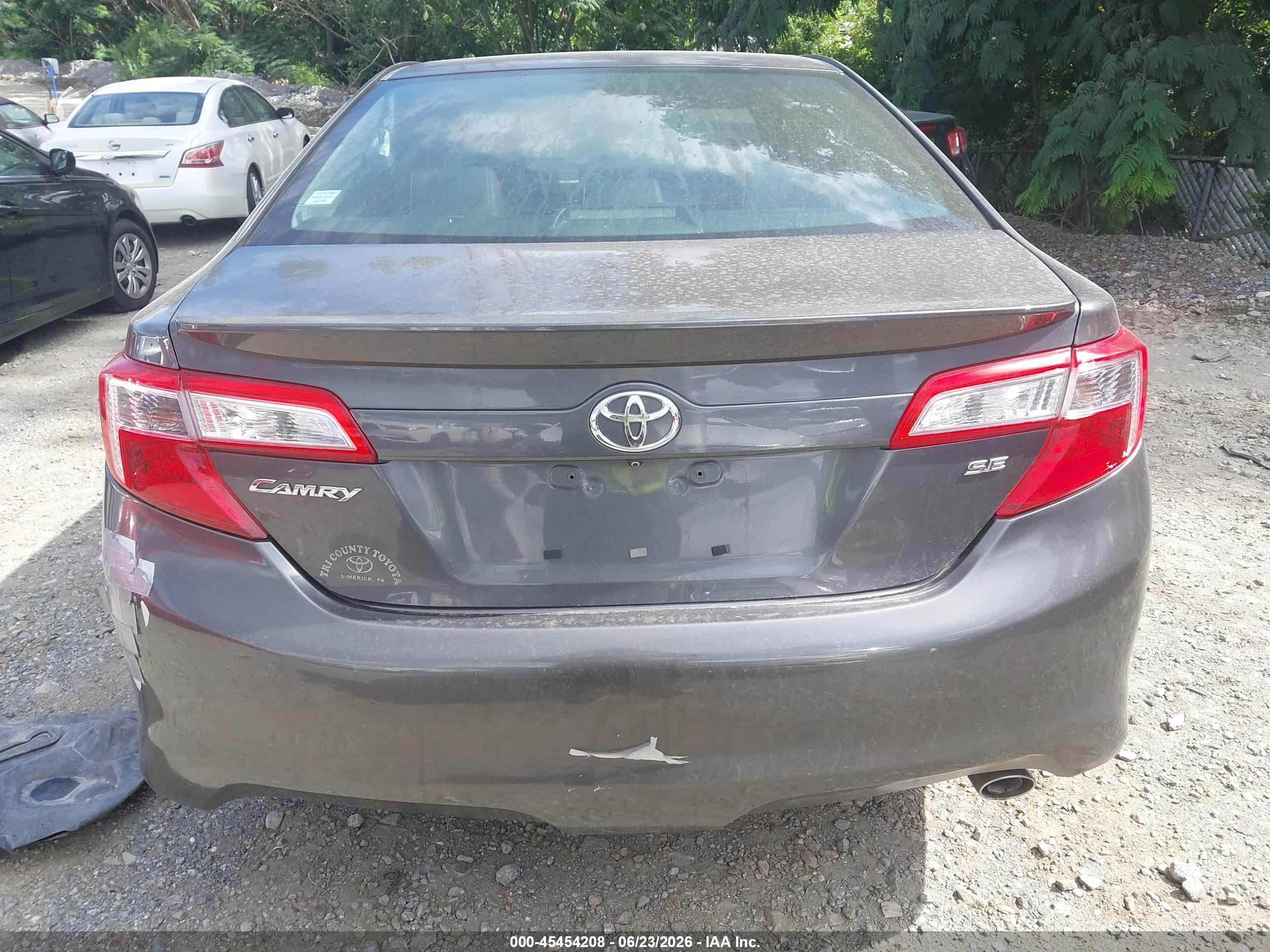2012 Toyota Camry Se Gray vin: 4T1BF1FK8CU194873