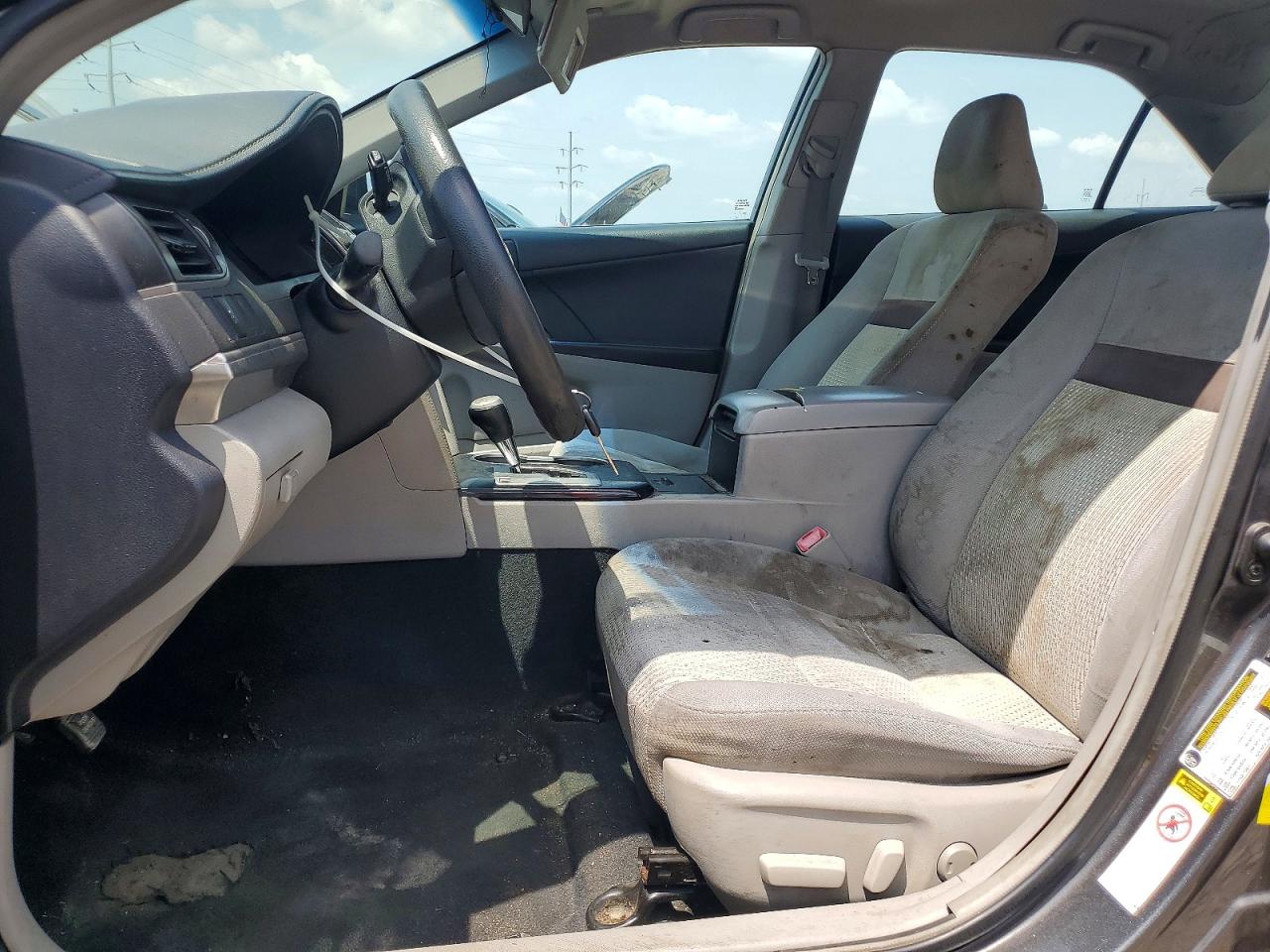 2012 Toyota Camry Le Gray vin: 4T1BF1FK8CU200560