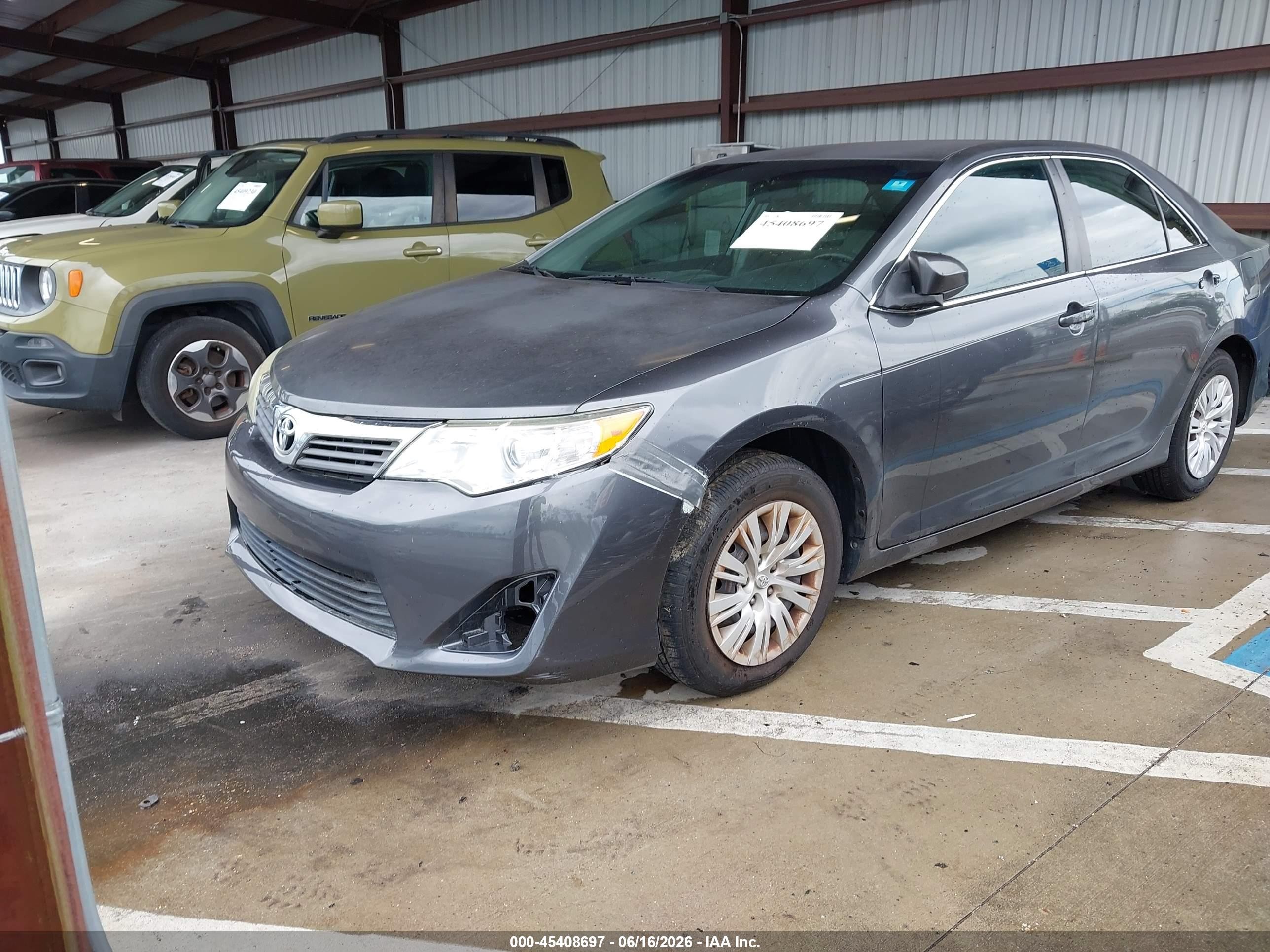 2012 Toyota Camry L Серый vin: 4T1BF1FK8CU501488