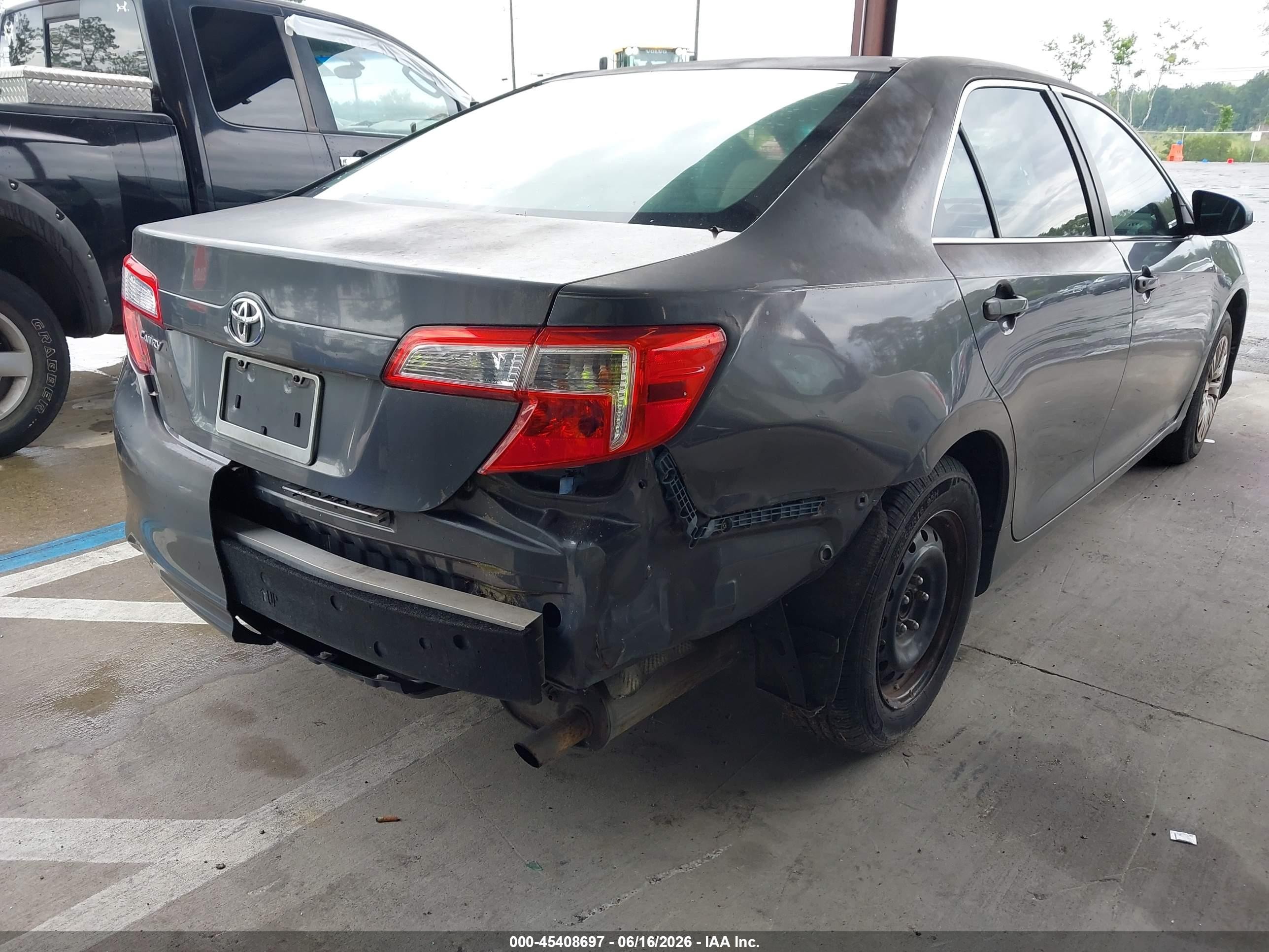 2012 Toyota Camry L Серый vin: 4T1BF1FK8CU501488