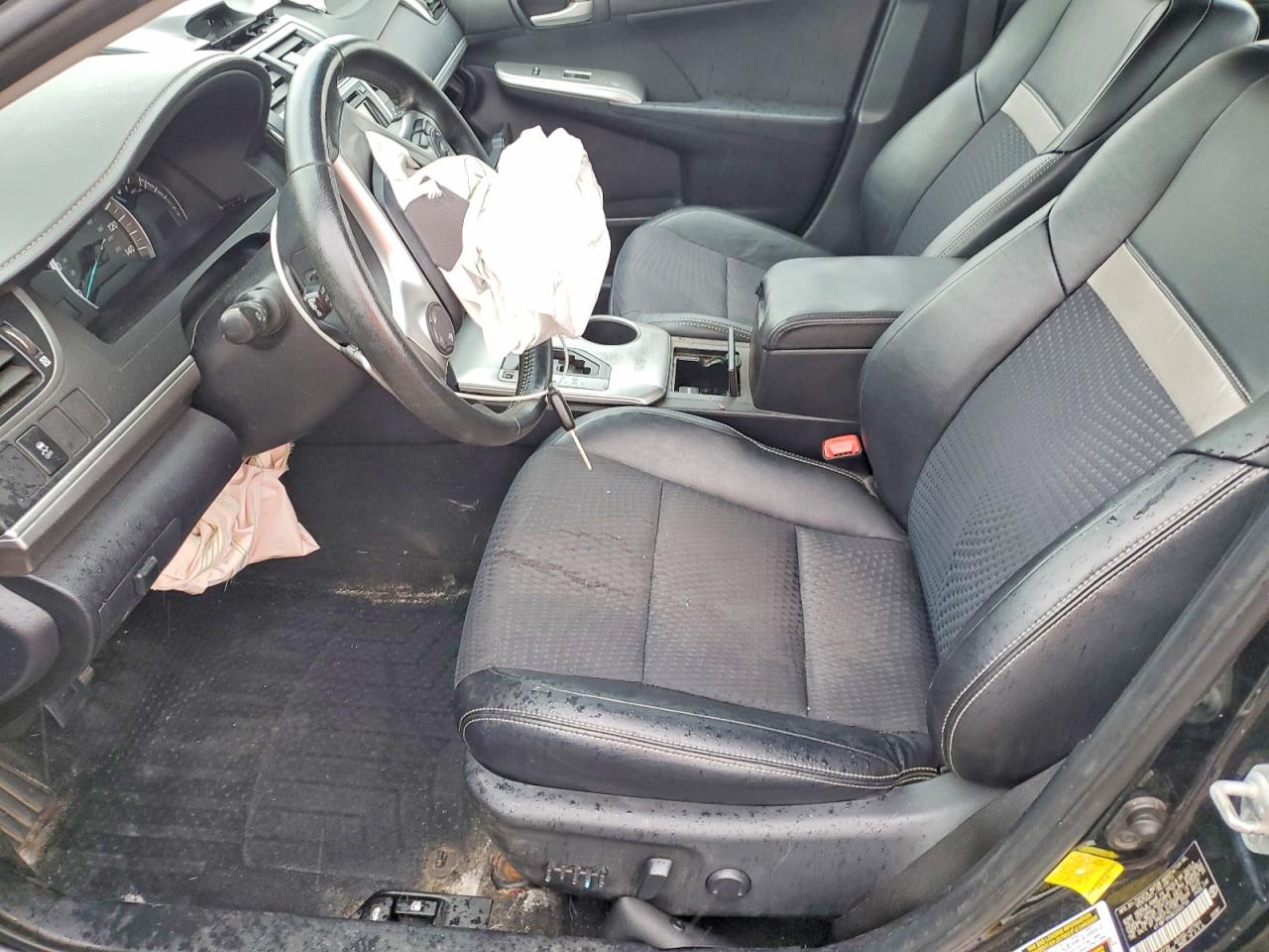 2012 Toyota Camry Se Black vin: 4T1BF1FK8CU502754