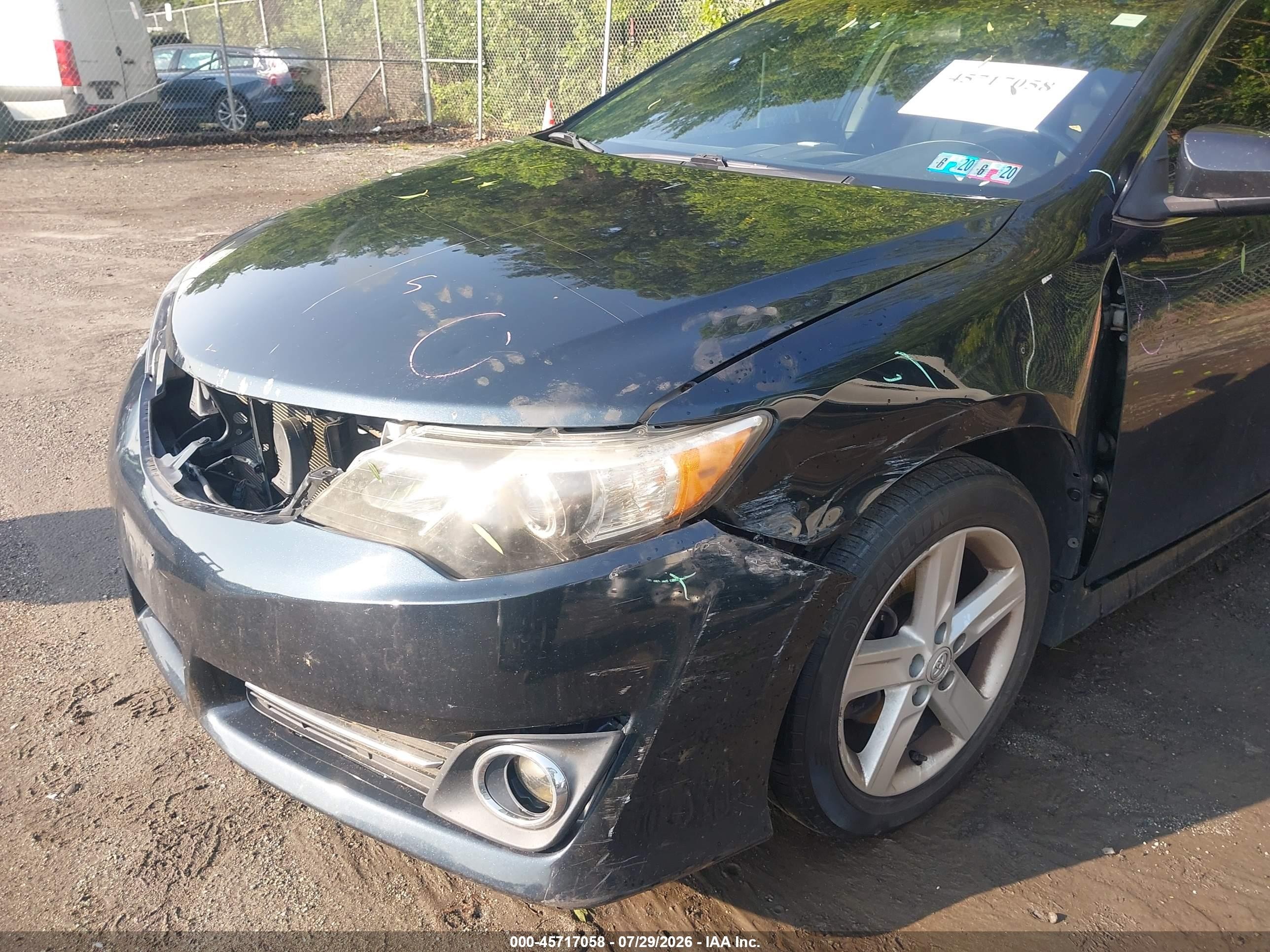 2012 Toyota Camry Se Черный vin: 4T1BF1FK8CU508019