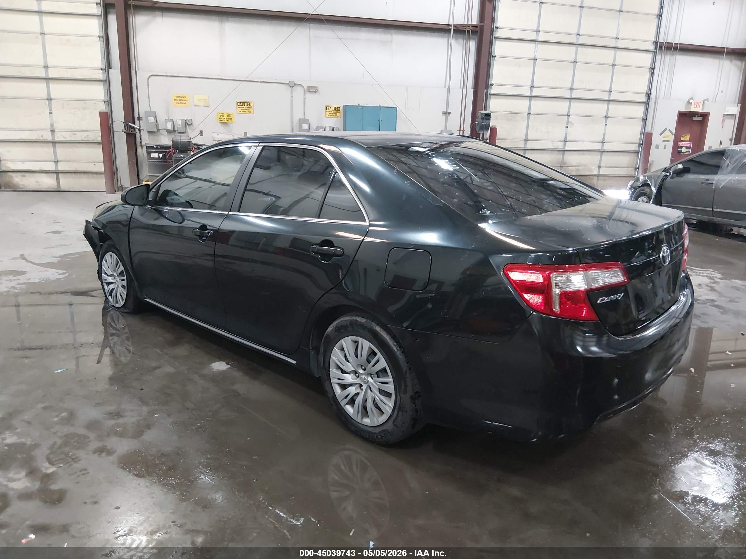 2012 Toyota Camry Le Black vin: 4T1BF1FK8CU514399