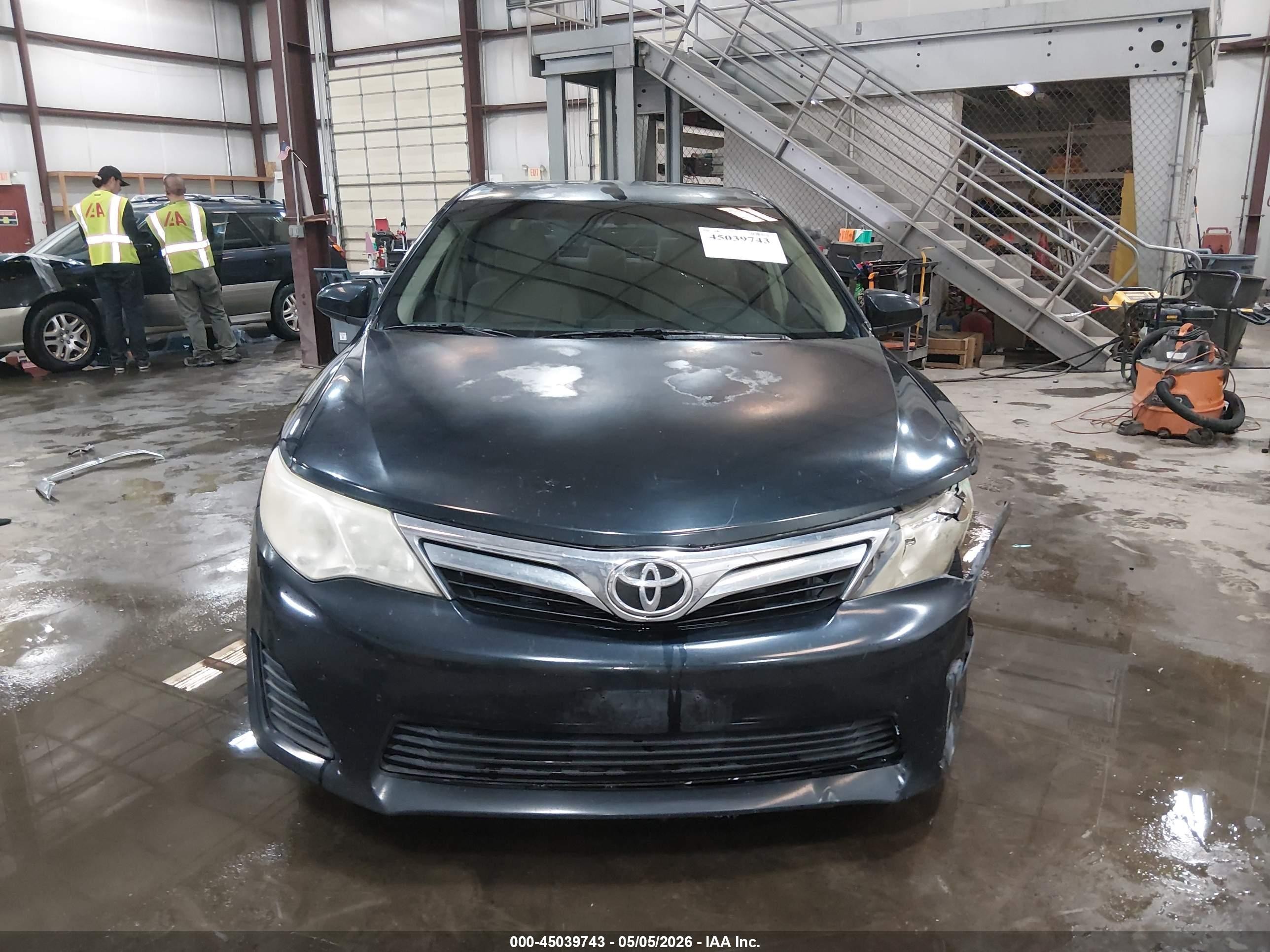 2012 Toyota Camry Le Black vin: 4T1BF1FK8CU514399