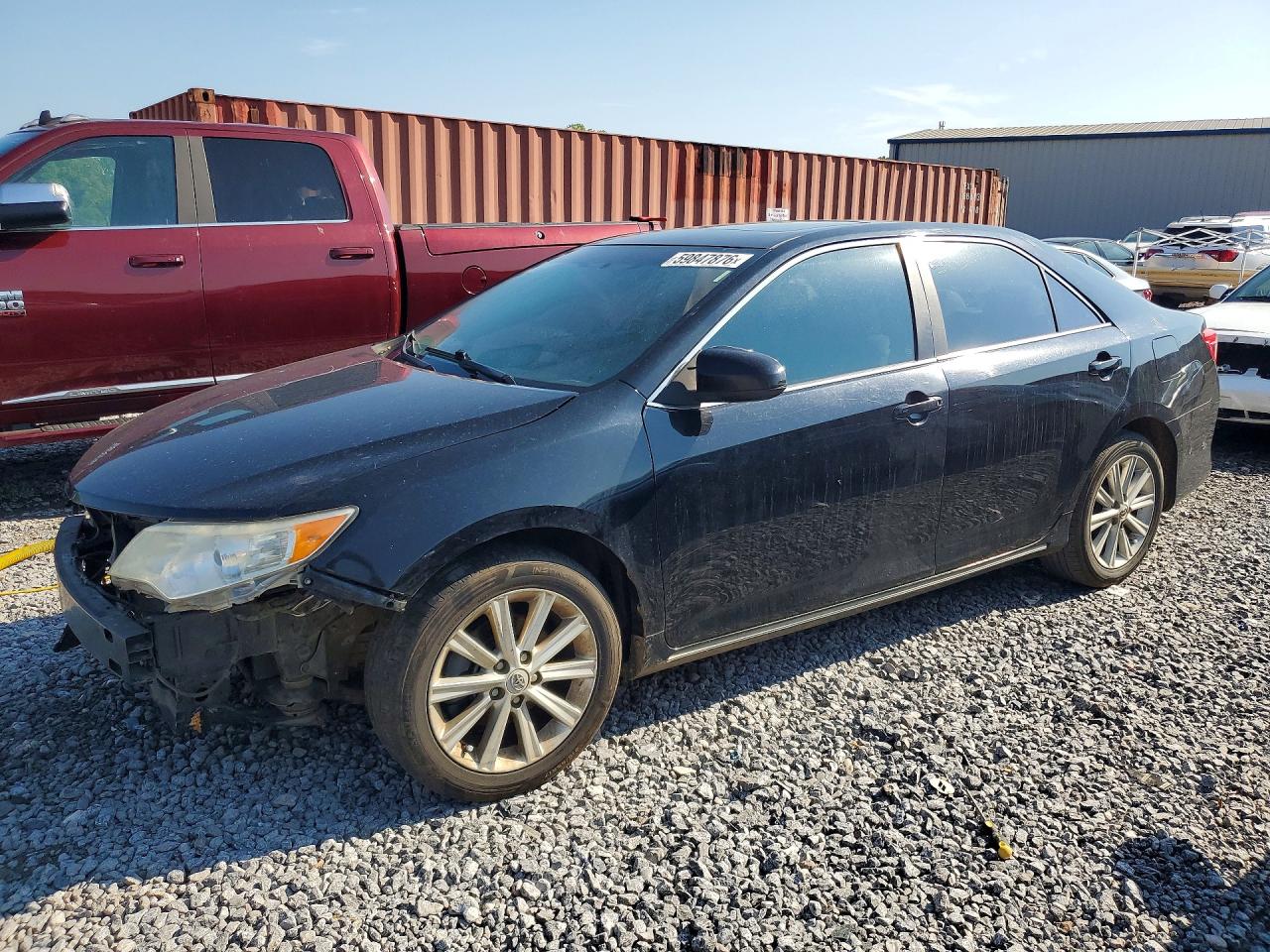 2012 Toyota Camry Xle Black vin: 4T1BF1FK8CU514497
