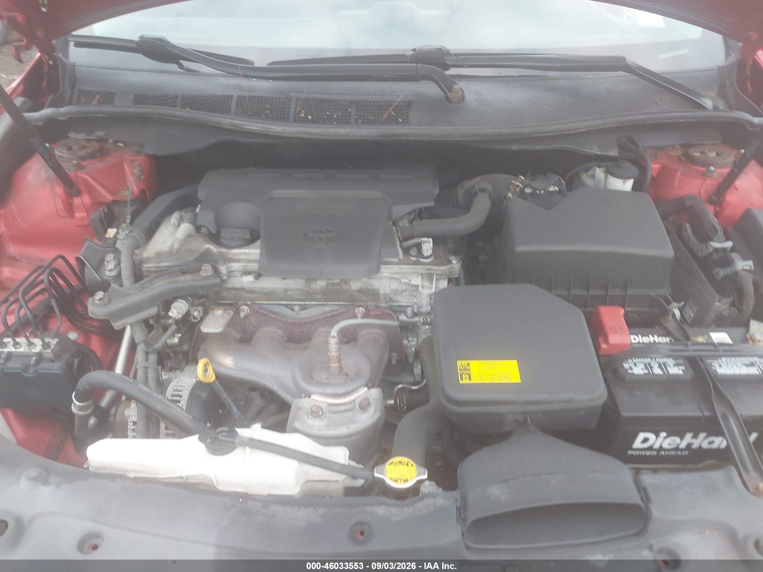 2012 Toyota Camry Se Red vin: 4T1BF1FK8CU515231