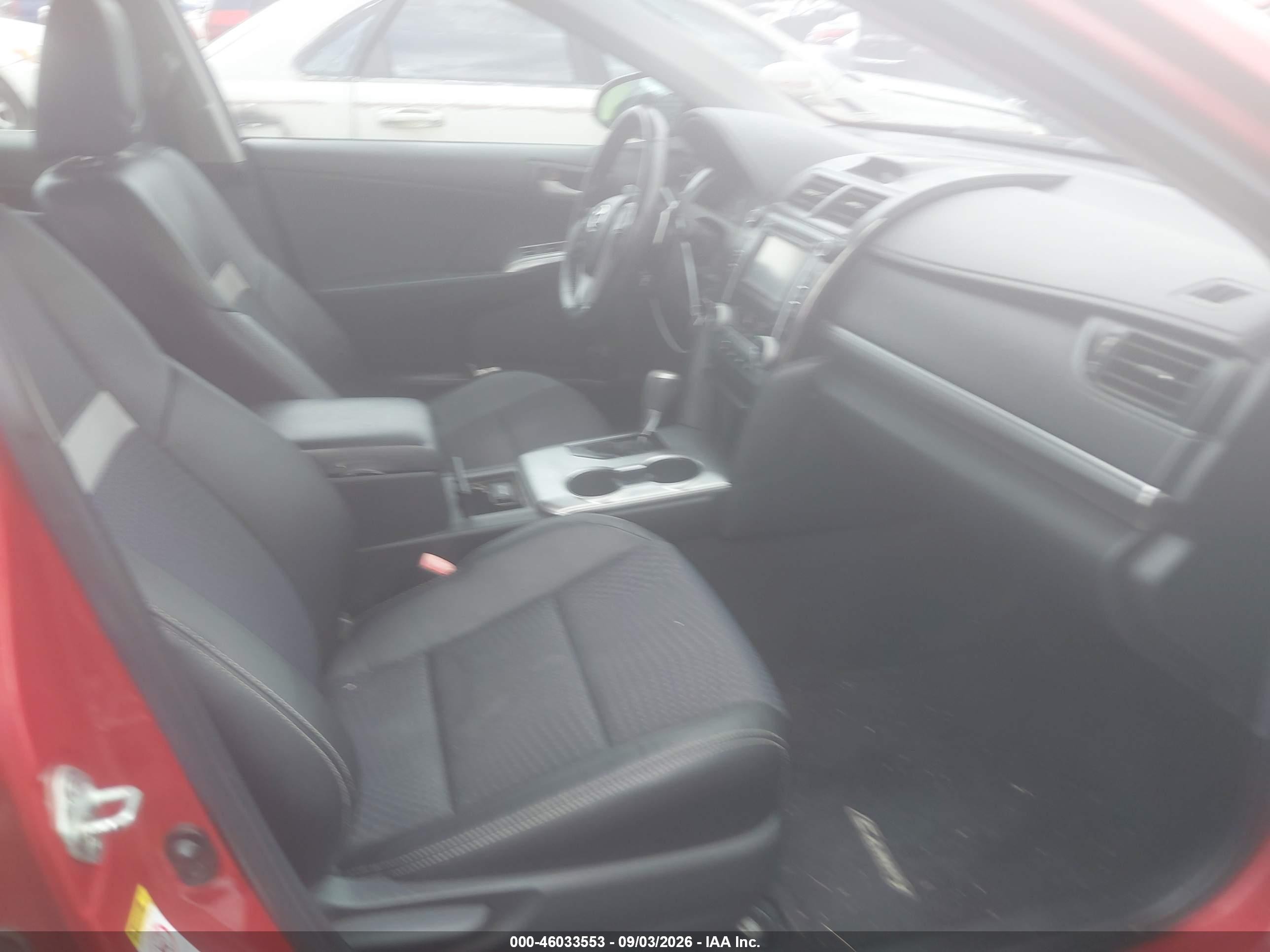 2012 Toyota Camry Se Red vin: 4T1BF1FK8CU515231