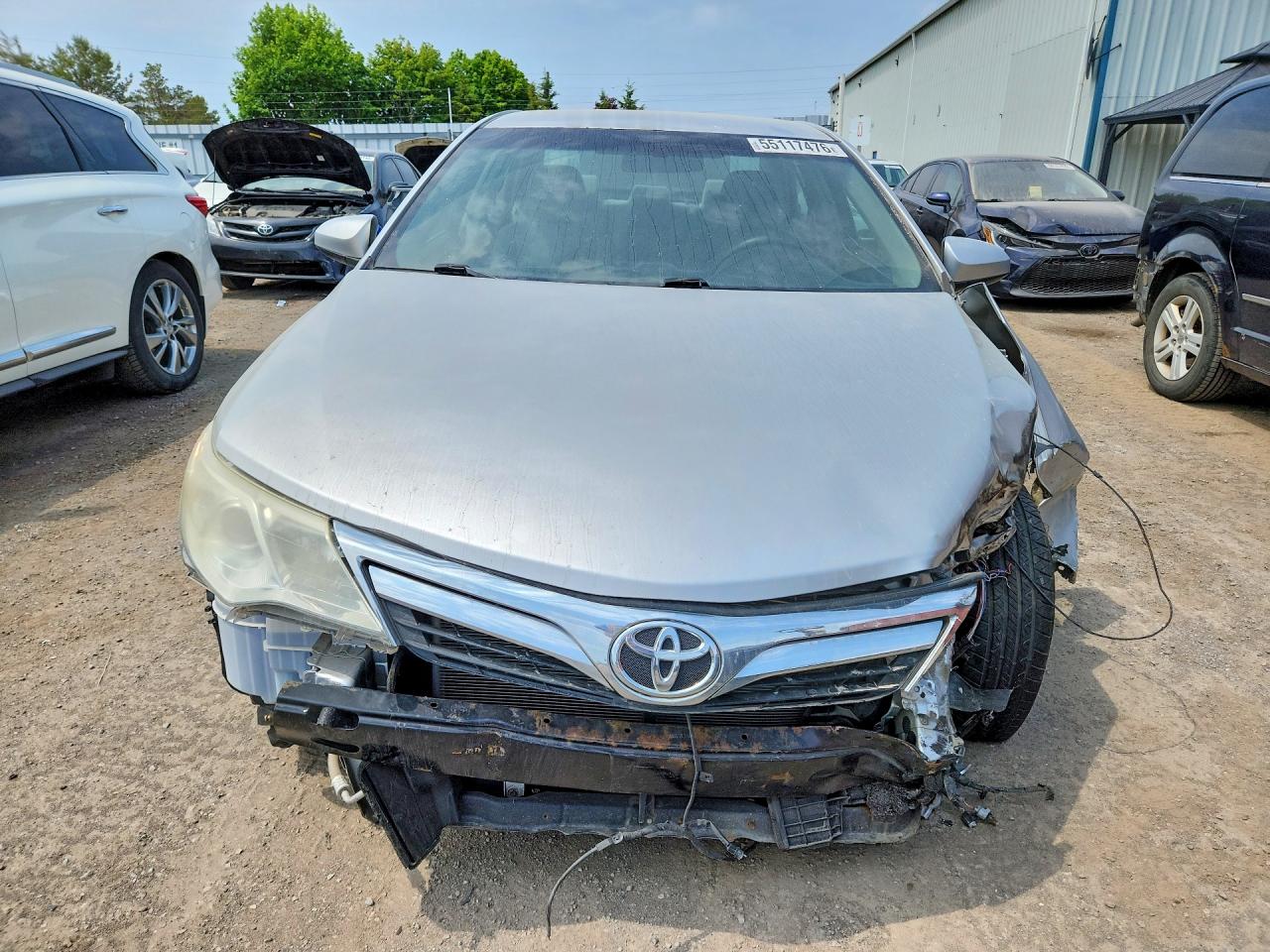 2012 Toyota Camry L Silver vin: 4T1BF1FK8CU520994