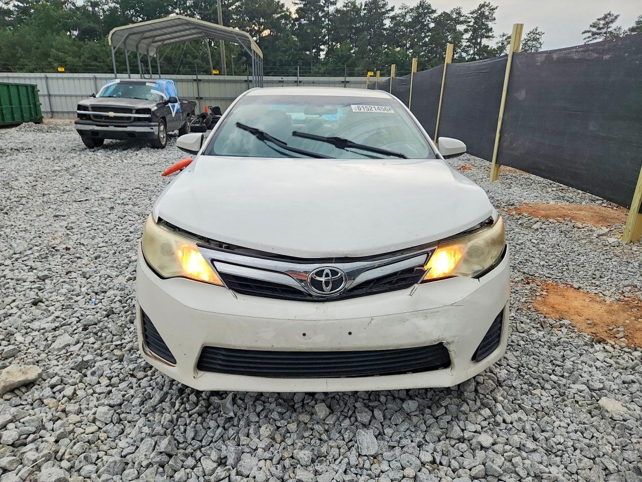 2012 Toyota Camry Le White vin: 4T1BF1FK8CU531753