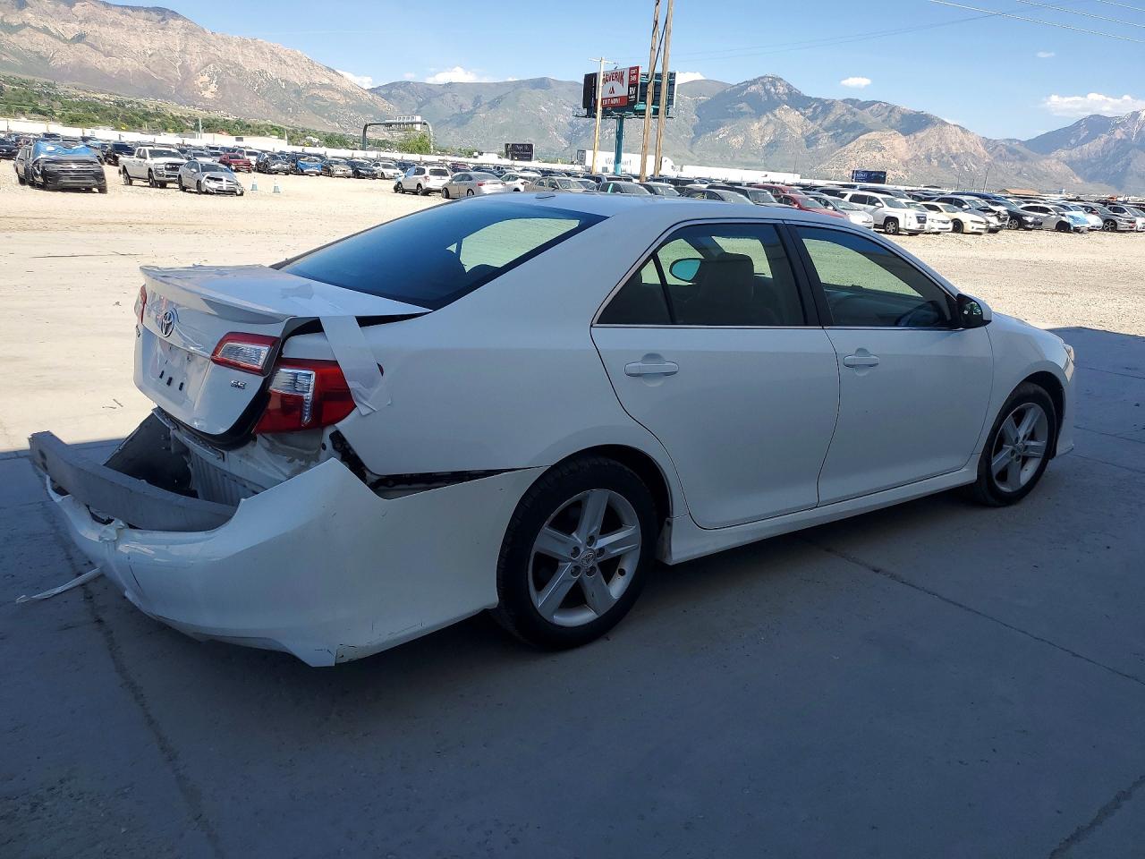 2012 Toyota Camry Se White vin: 4T1BF1FK8CU535754