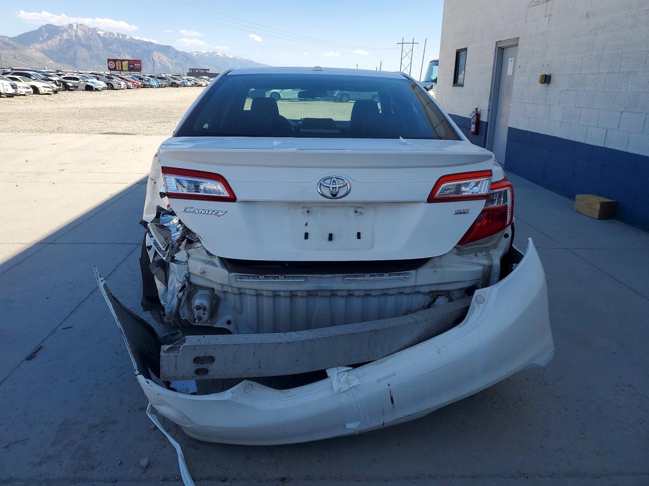 2012 Toyota Camry Se White vin: 4T1BF1FK8CU535754