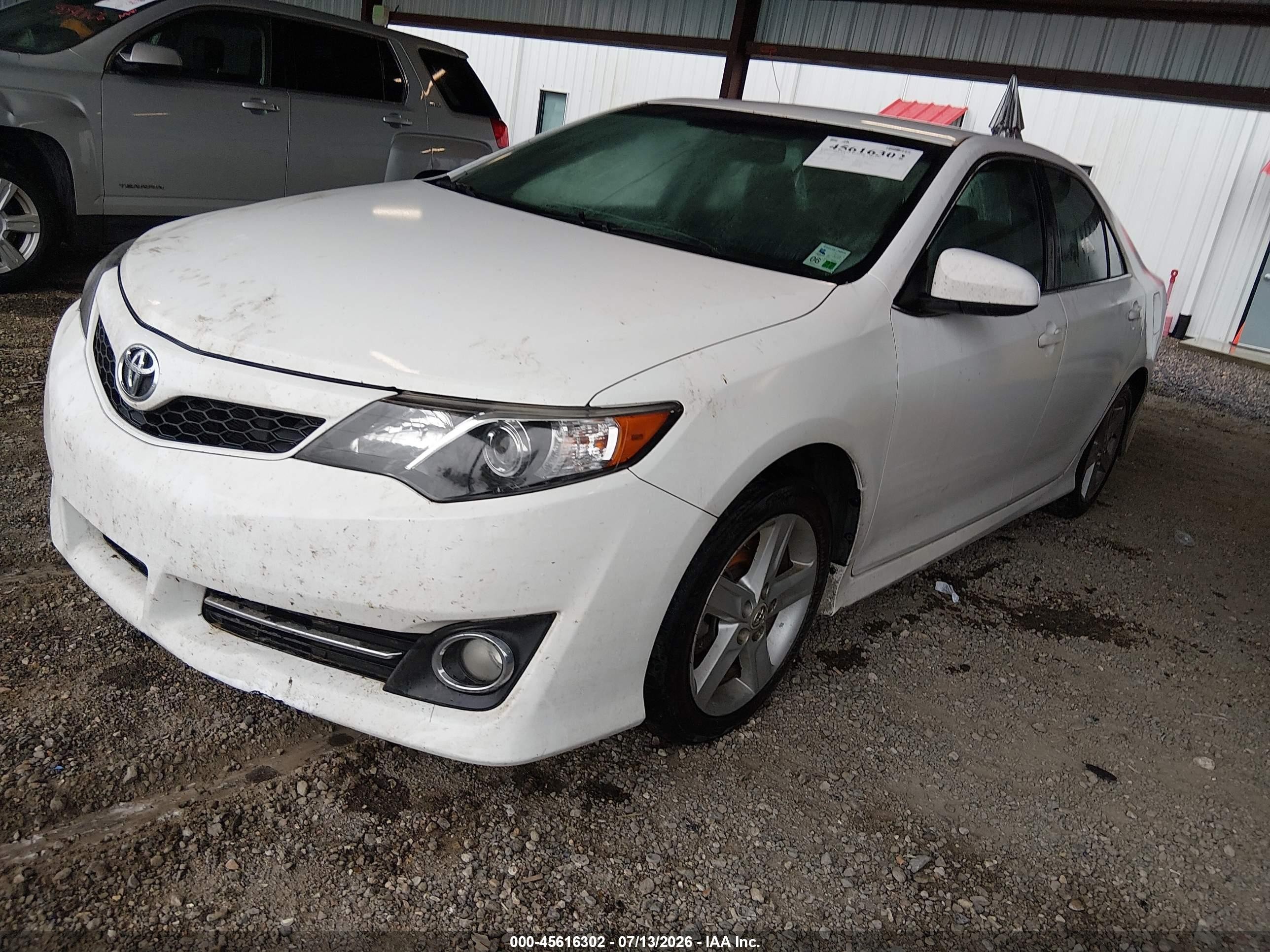 2012 Toyota Camry Se White vin: 4T1BF1FK8CU542400
