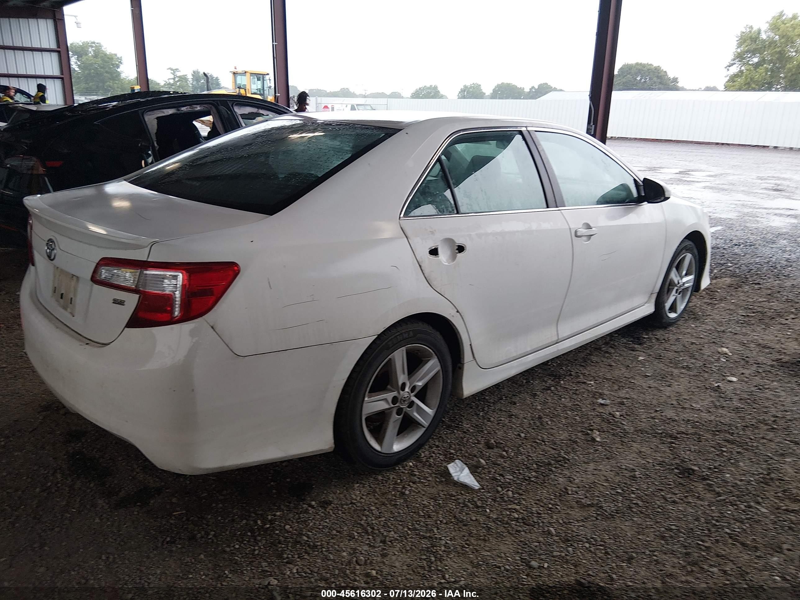 2012 Toyota Camry Se White vin: 4T1BF1FK8CU542400