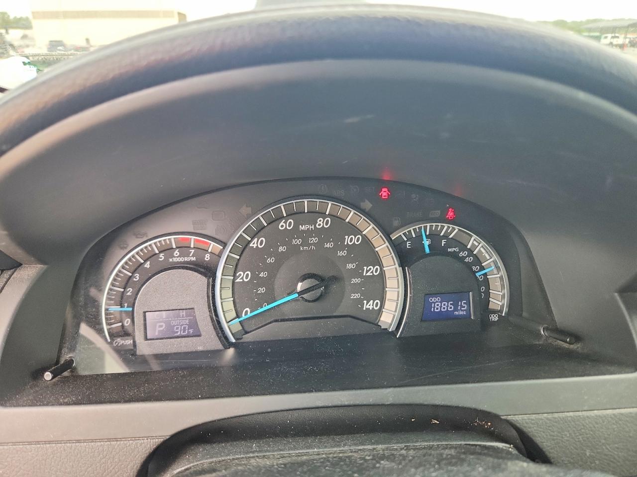 2012 Toyota Camry Se Red vin: 4T1BF1FK8CU542803