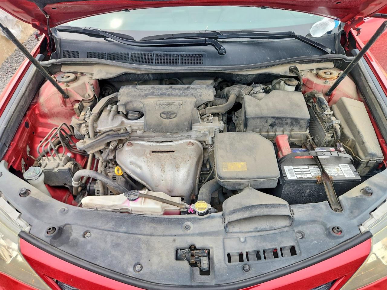 2012 Toyota Camry Se Red vin: 4T1BF1FK8CU542803