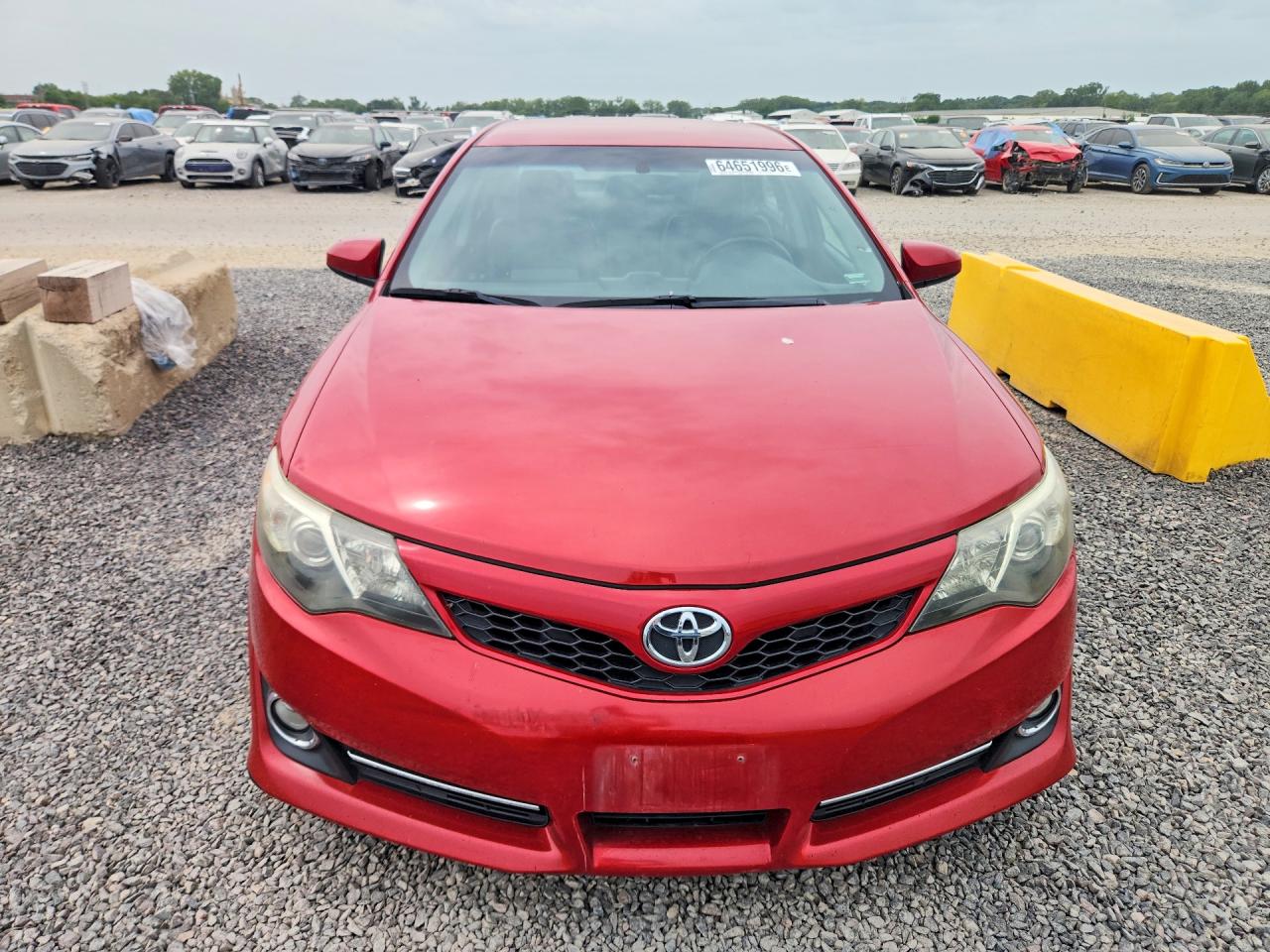 2012 Toyota Camry Se Red vin: 4T1BF1FK8CU542803