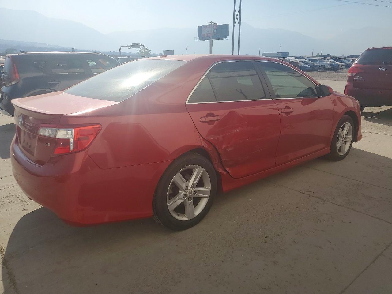 2012 Toyota Camry Se Red vin: 4T1BF1FK8CU544194