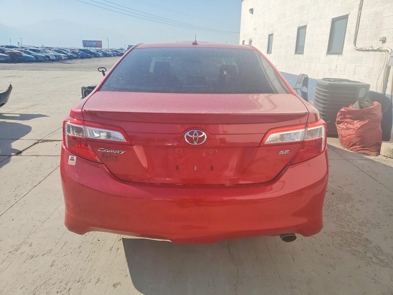 2012 Toyota Camry Se Red vin: 4T1BF1FK8CU544194