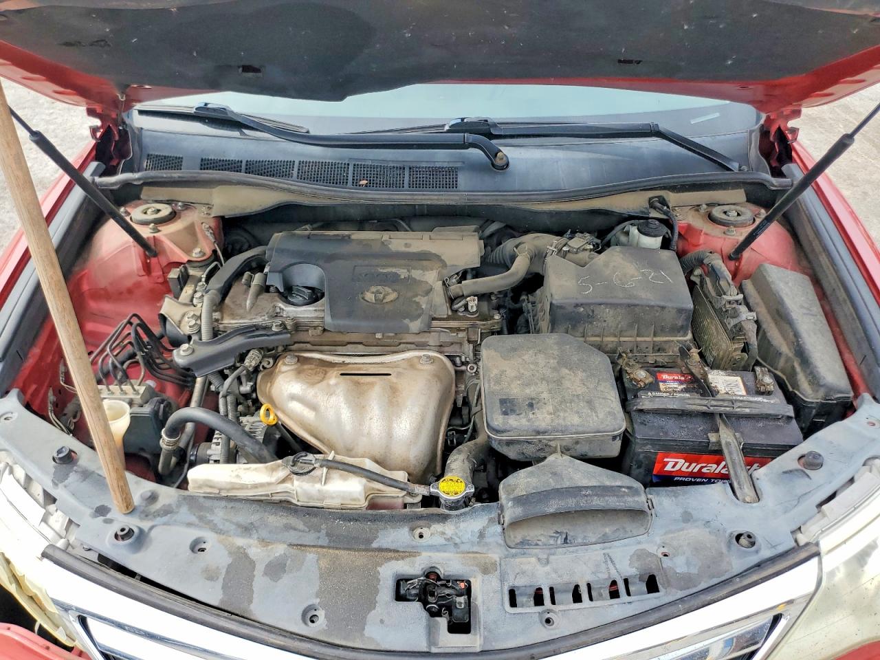 2012 Toyota Camry Base Red vin: 4T1BF1FK8CU546544